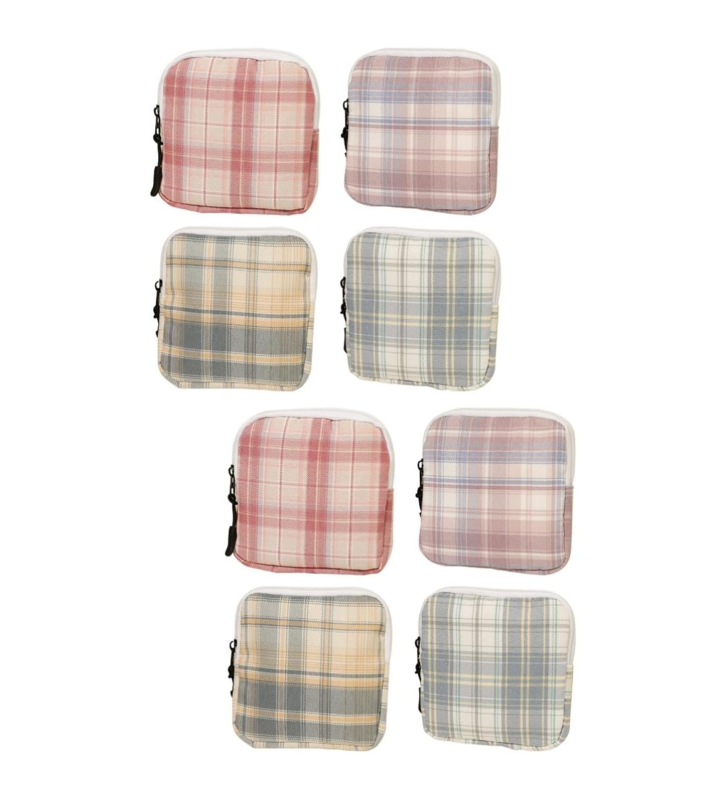 Mobestech Mini Storage Pocket Organizer - 8 Pack Female Menstrual & Shaving Bags for On-the-Go | Miss Cotton Bathroom Accessories - Buy Online on GoSupps.com