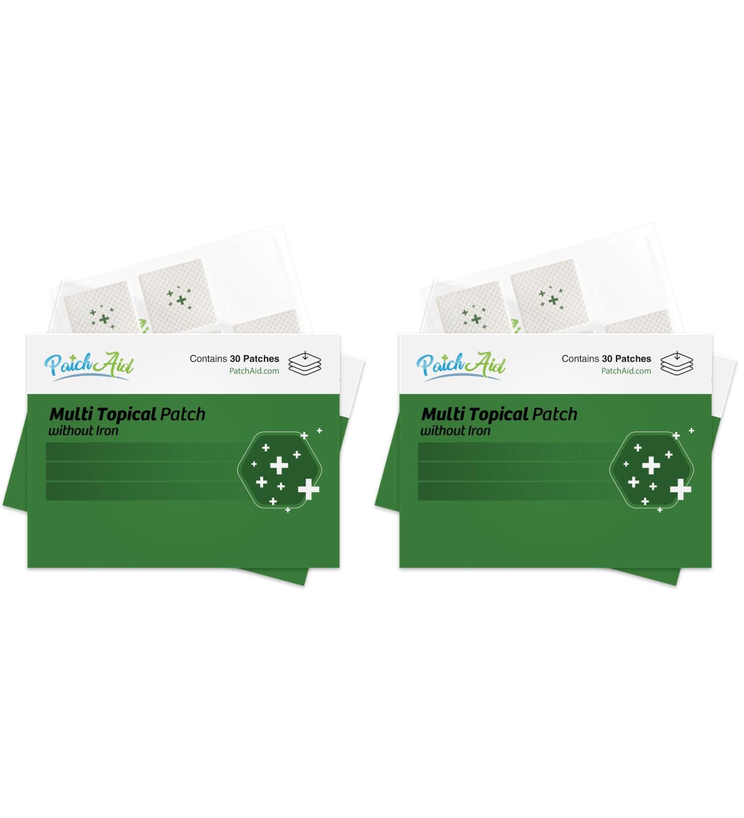 PatchAid Multi Plus Topical Patch Without Iron 30-Day Supply (Pack of 2) - Buy Online on GoSupps.com