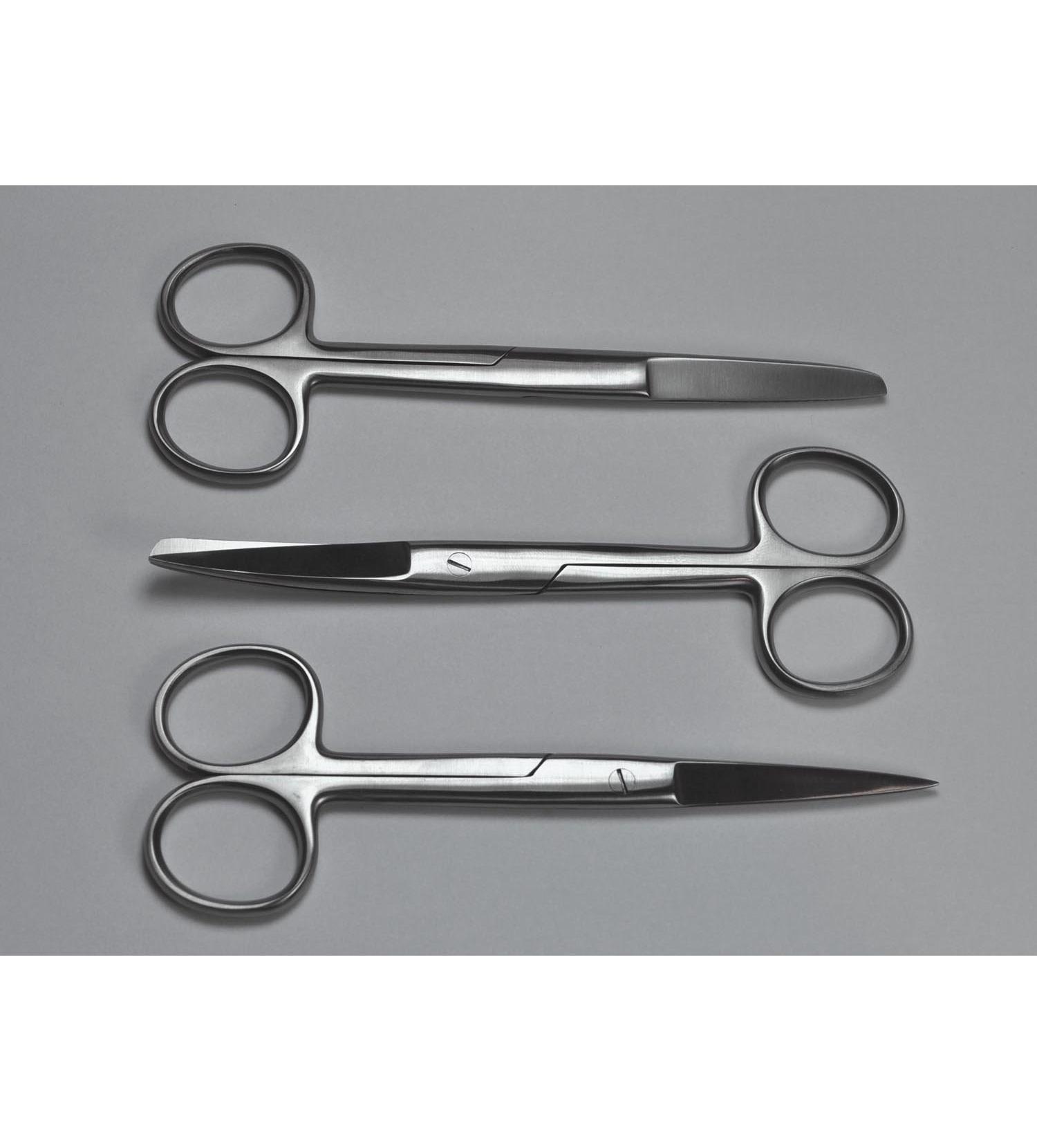 Set of 3 BANDAGE SCISSORS PLASTER SCISSORS ROUNDED BLUNT POINTED