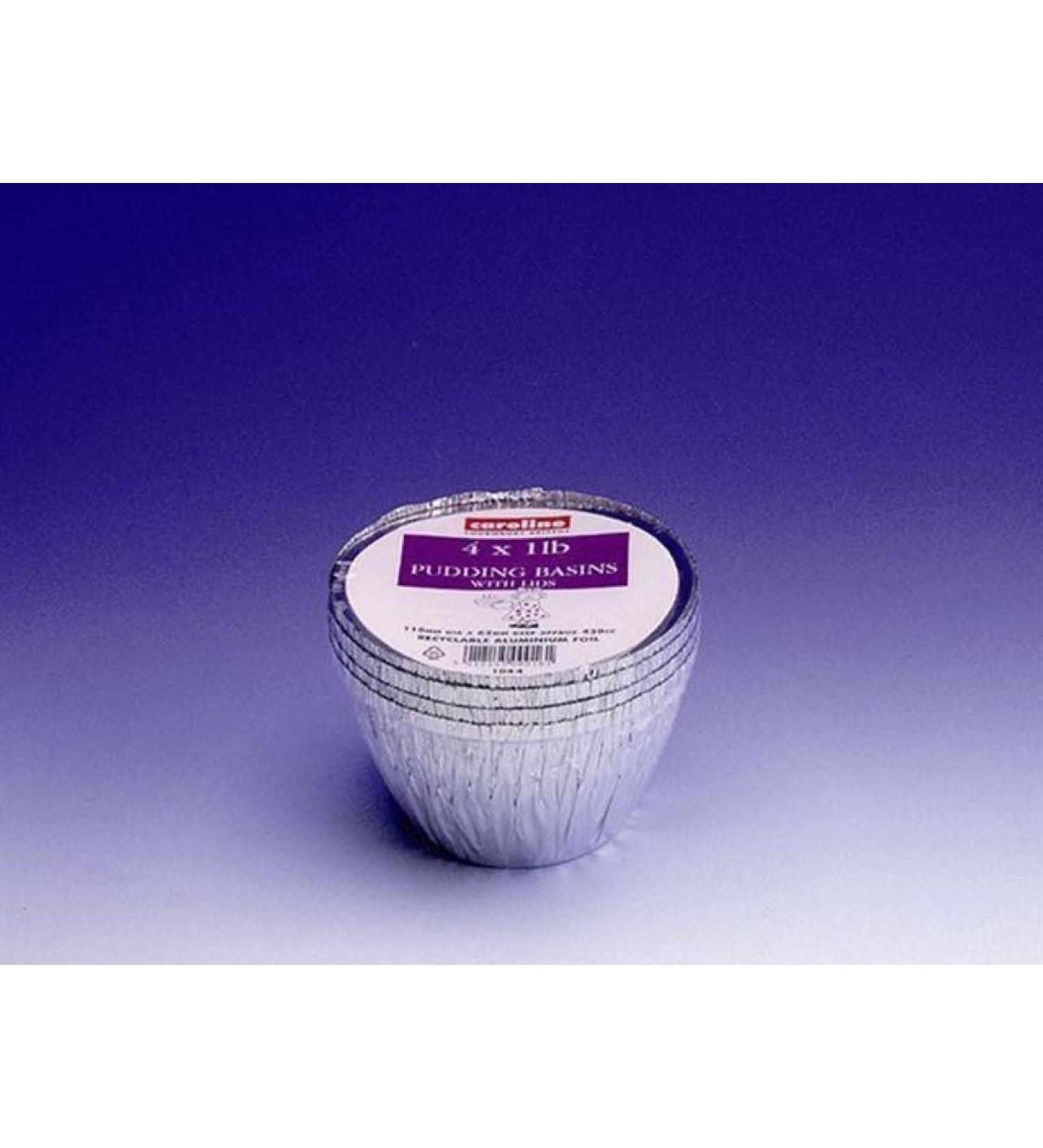 FOIL Pudding BASINS 1LB PK4 1044