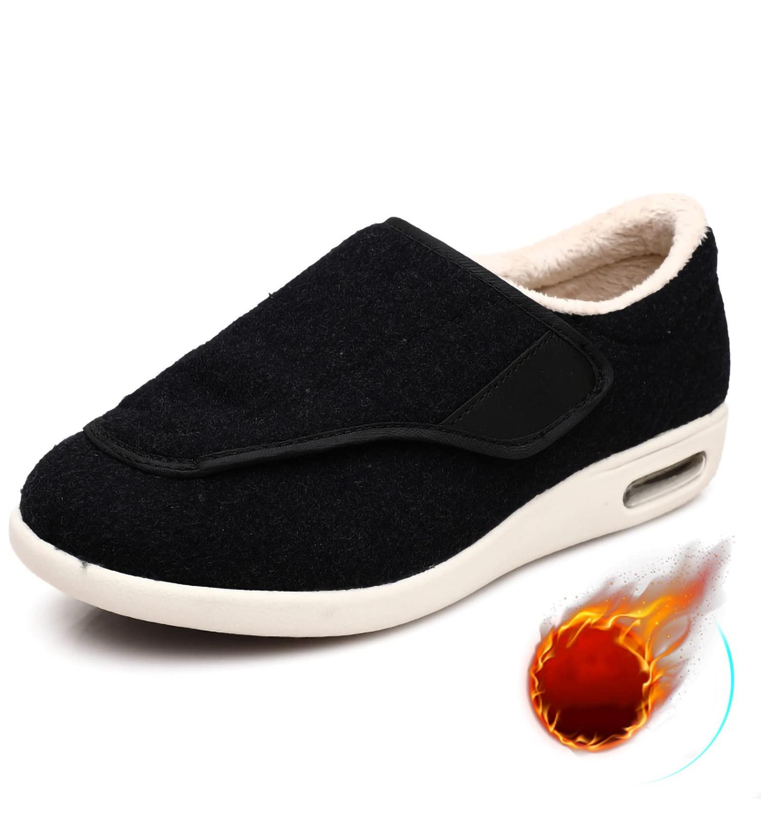 TDHLW Diabetic Edema Shoes Extra Wide Orthopedic Rehabilitation Sneakers Black 47 - Buy Online on GoSupps.com