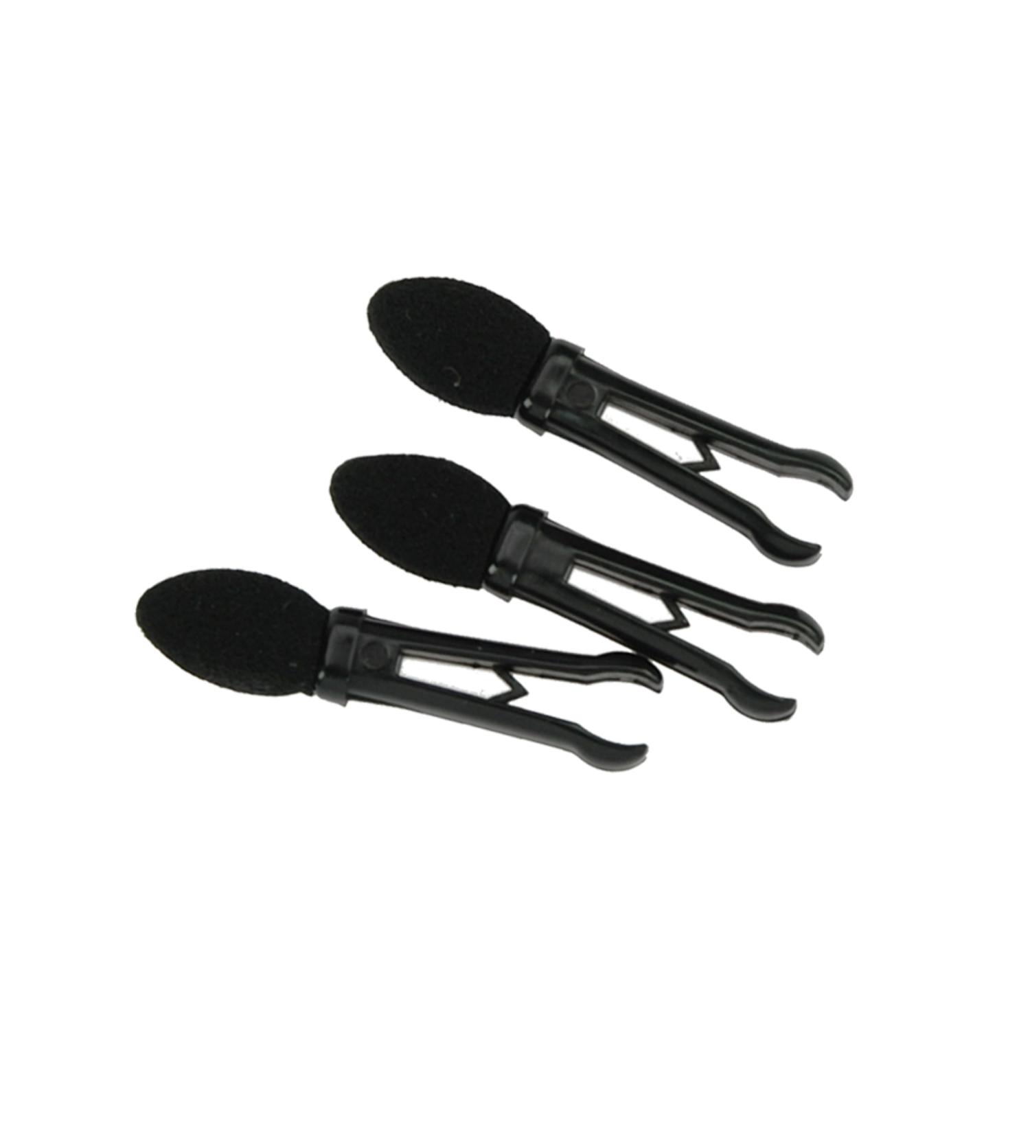 Pack of 3 replacement applicators, black