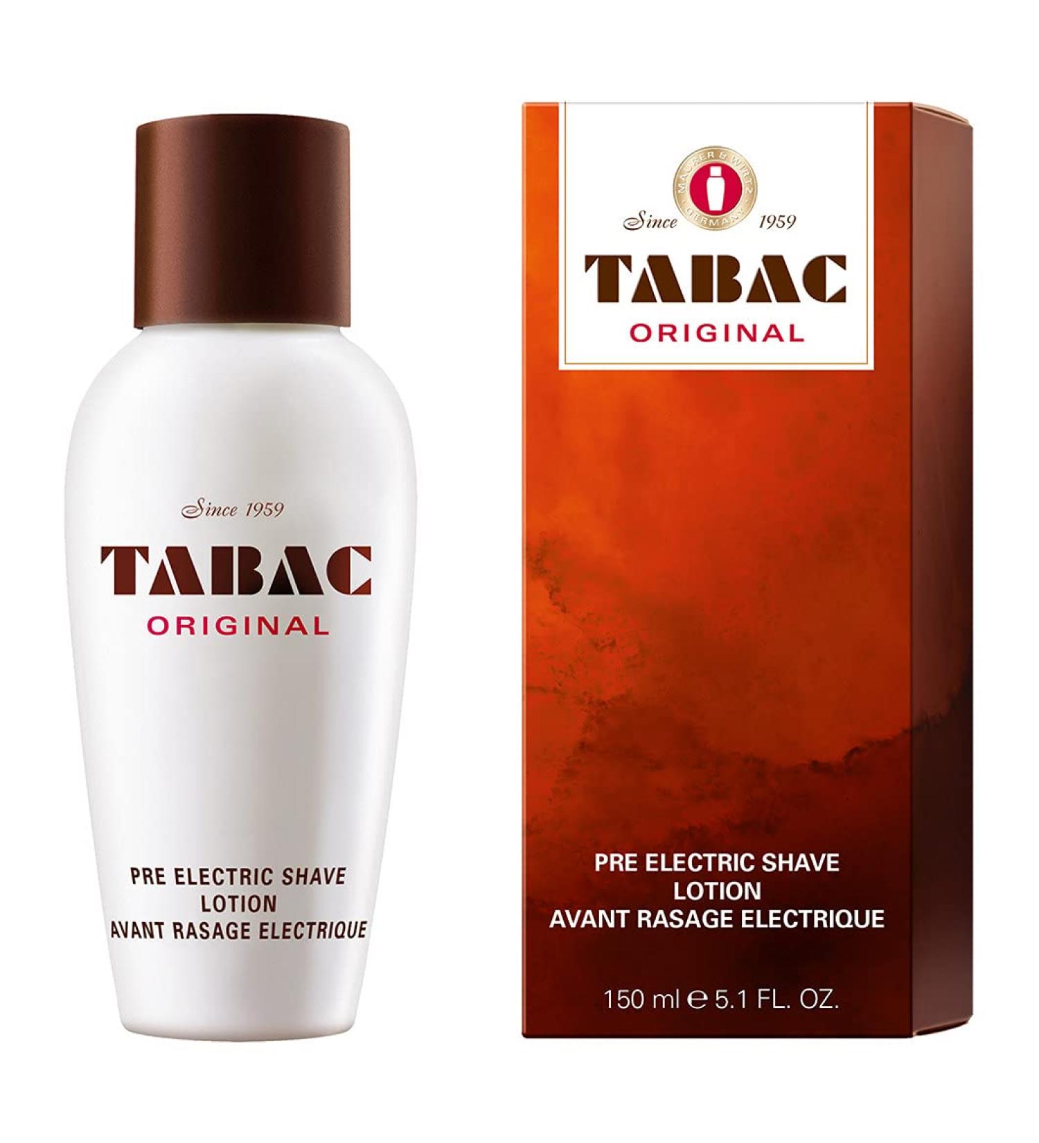 Tabac Original Pre Electric Shave Lotion 150ml - Smooth and Comfortable Shave - Buy Online on GoSupps.com