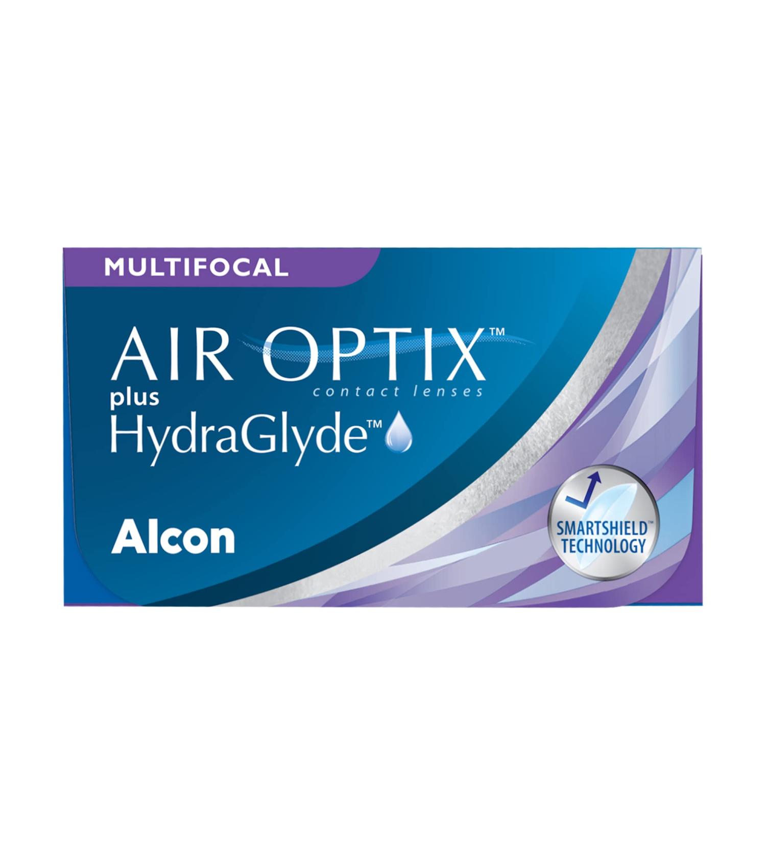 Air Optix Plus HydraGlyde Multifocal Monthly Lenses - 3 Pieces BC 8.6 mm DIA 14.2 mm Low Add +5 Diopters - International Shipping Available - Buy Online on GoSupps.com