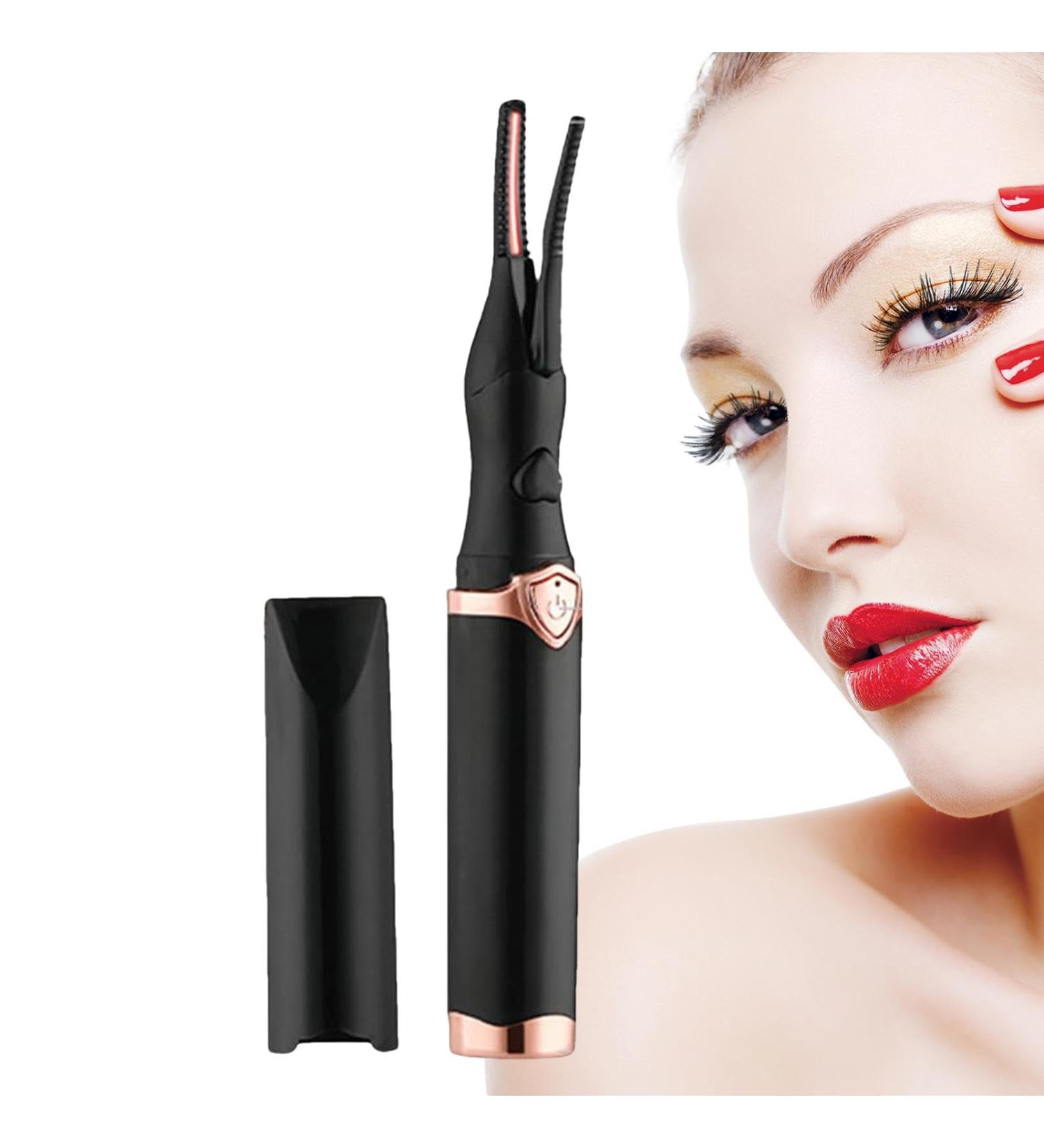 Electric Eyelash Curler - Heated Eyelash Curler Comb | Hot Eyelash Curler with Intelligent Temperature Control Quick Natural Curling for Long Lasting Eye Lashes Makeup - Buy Online on GoSupps.com