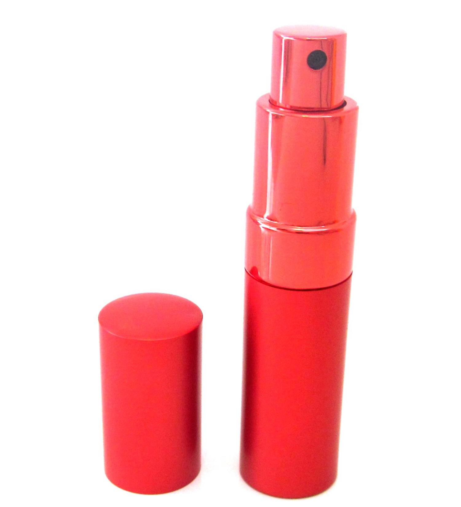 Perfume Aftershave 15ml Atomiser Atomizer Bottle- Travel Refillable Spray (Red)