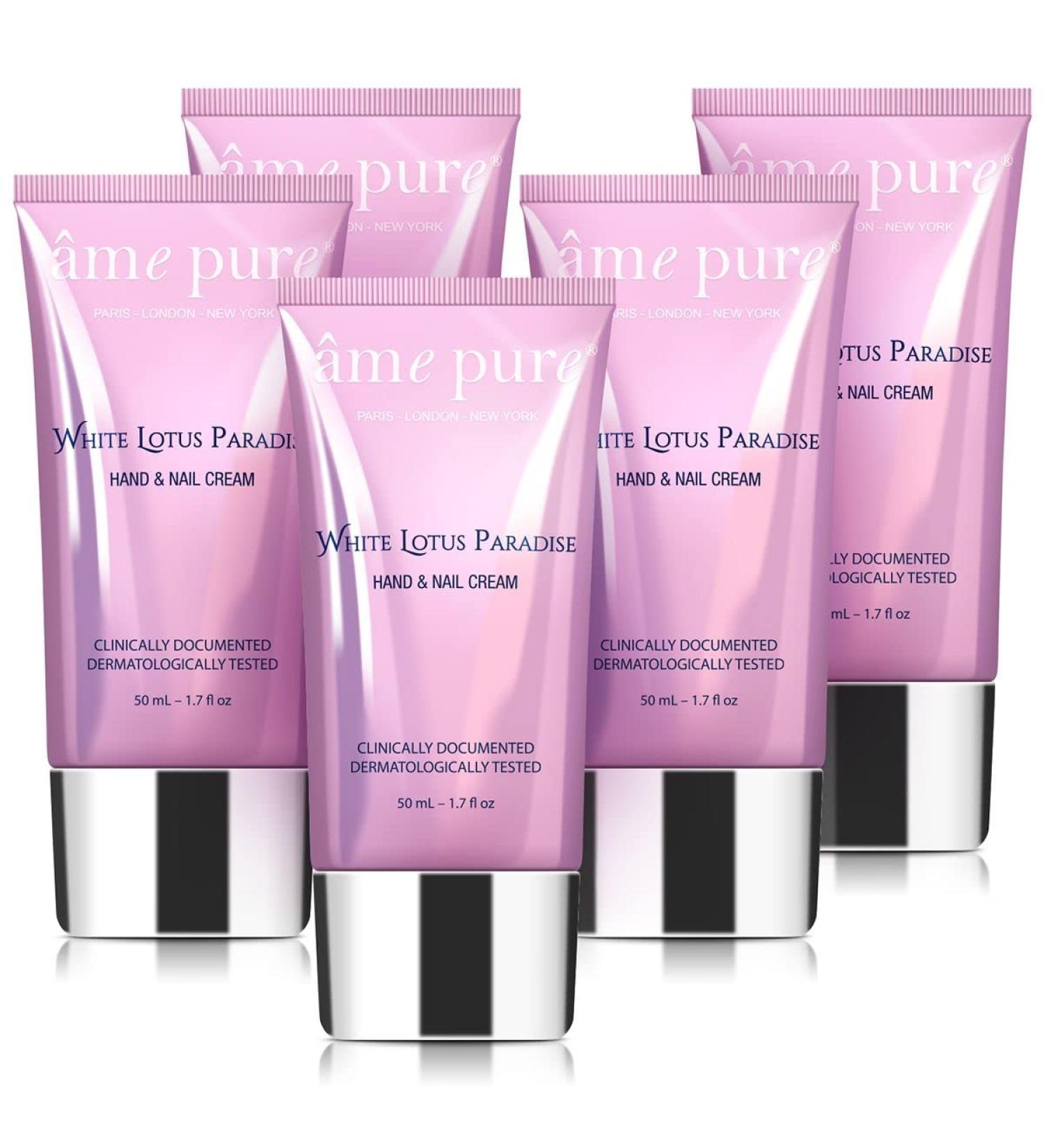  me pure White Lotus Paradise - Vegan Hand & Nail Cream Set | Soft Skin Quick-Absorbing Elegant Fragrance - Buy Online on GoSupps.com