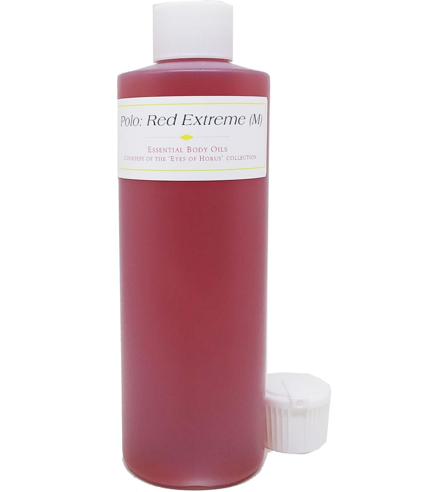 Polo: Red Extreme - Type For Men Scented Body Oil Fragrance Flip Cap - Red - 8 oz. - ID#31951 8 Fl Oz (Pack of 1)