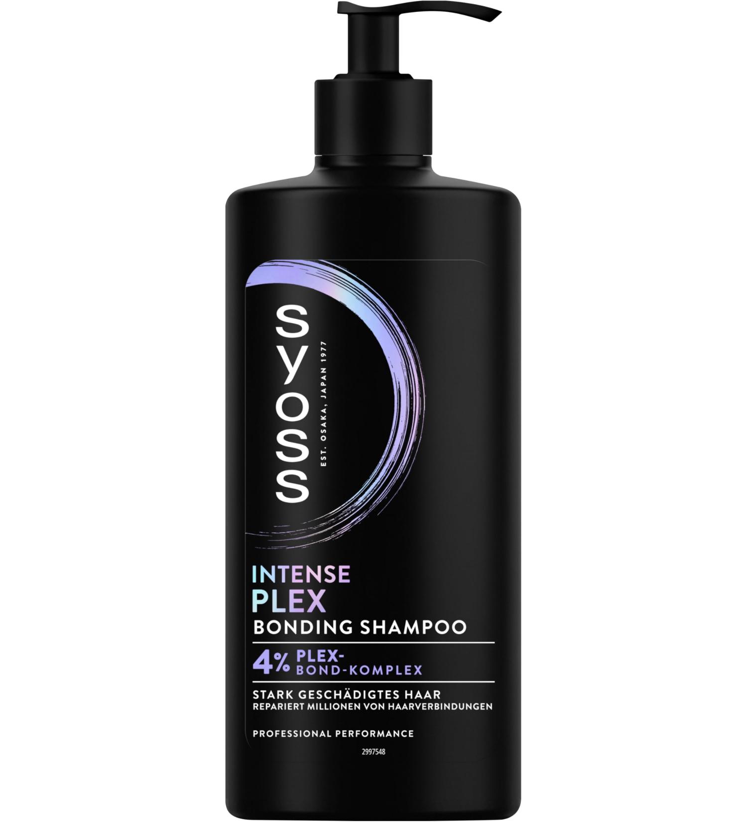SYOSS Shampooing Intense Plex Bonding (440 ml) Shampooing pour cheveux tr s ab m s r pare des millions de compos s capillaires formule avec 4% de complexe Plex-Bond Principal 440 ml (Lot de 1) - Buy Online on GoSupps.com