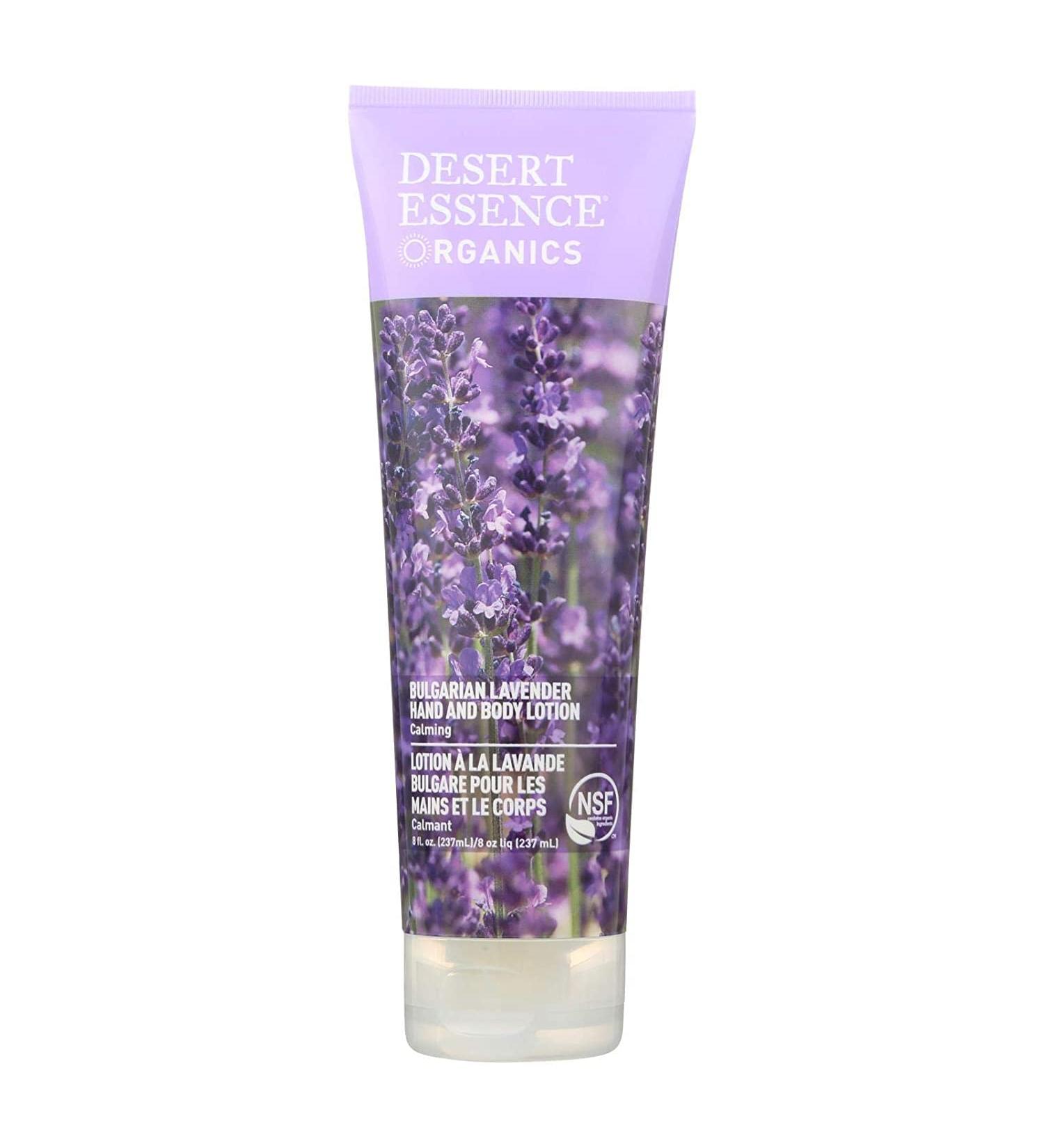DESERT ESSENCE Lavender Hand and Body Lotion 8 FZ | Hydrating Natural Moisturizer for Soft Skin - Buy Online on GoSupps.com