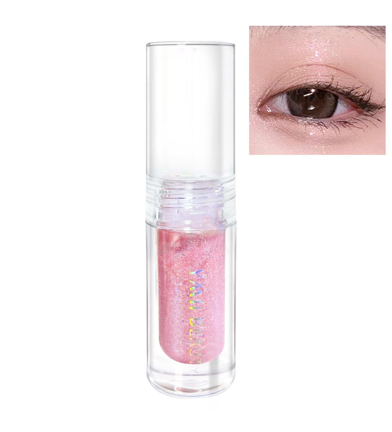 Pigmented Liquid Glitter Eyeshadow in Peach and Purple - Long Lasting, Quick Drying, Easy to Apply | YMH BEAUTE - Buy Online on GoSupps.com