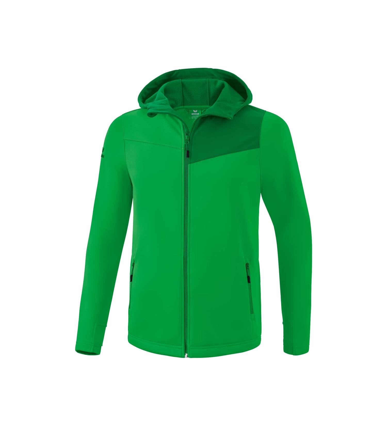 Erima Men's Performance Softshell Jacket L fern green/emerald