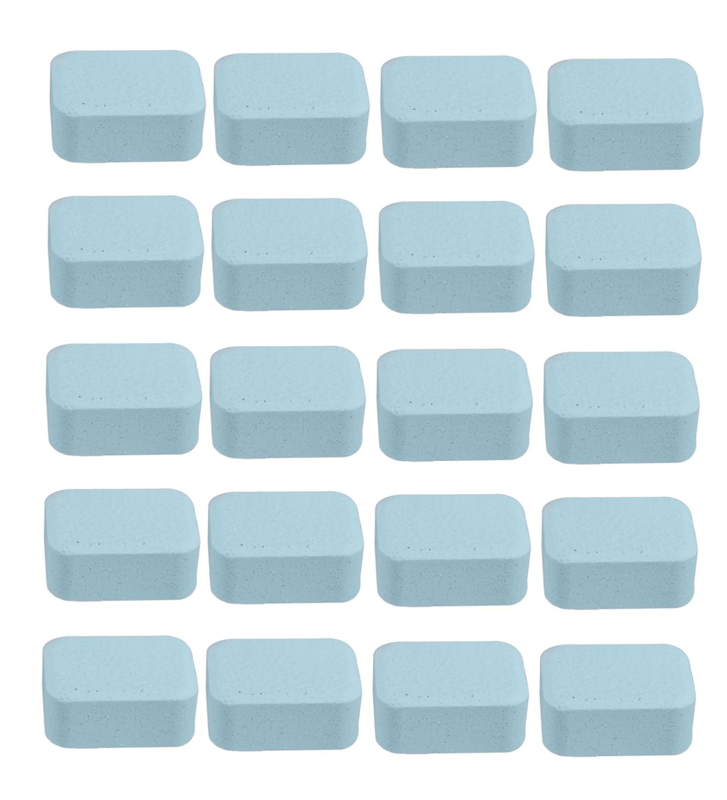 YOXIER Powerful Toilet Bowl Cleaner Effervescent Tablets Cleaning Removes Stains Odors Refreshes Bathroom Hassle-Free Solution 5/10/20 Pcs Mineral Blue 5pcs 1 count (Pack of 1) Blue - Buy Online on GoSupps.com