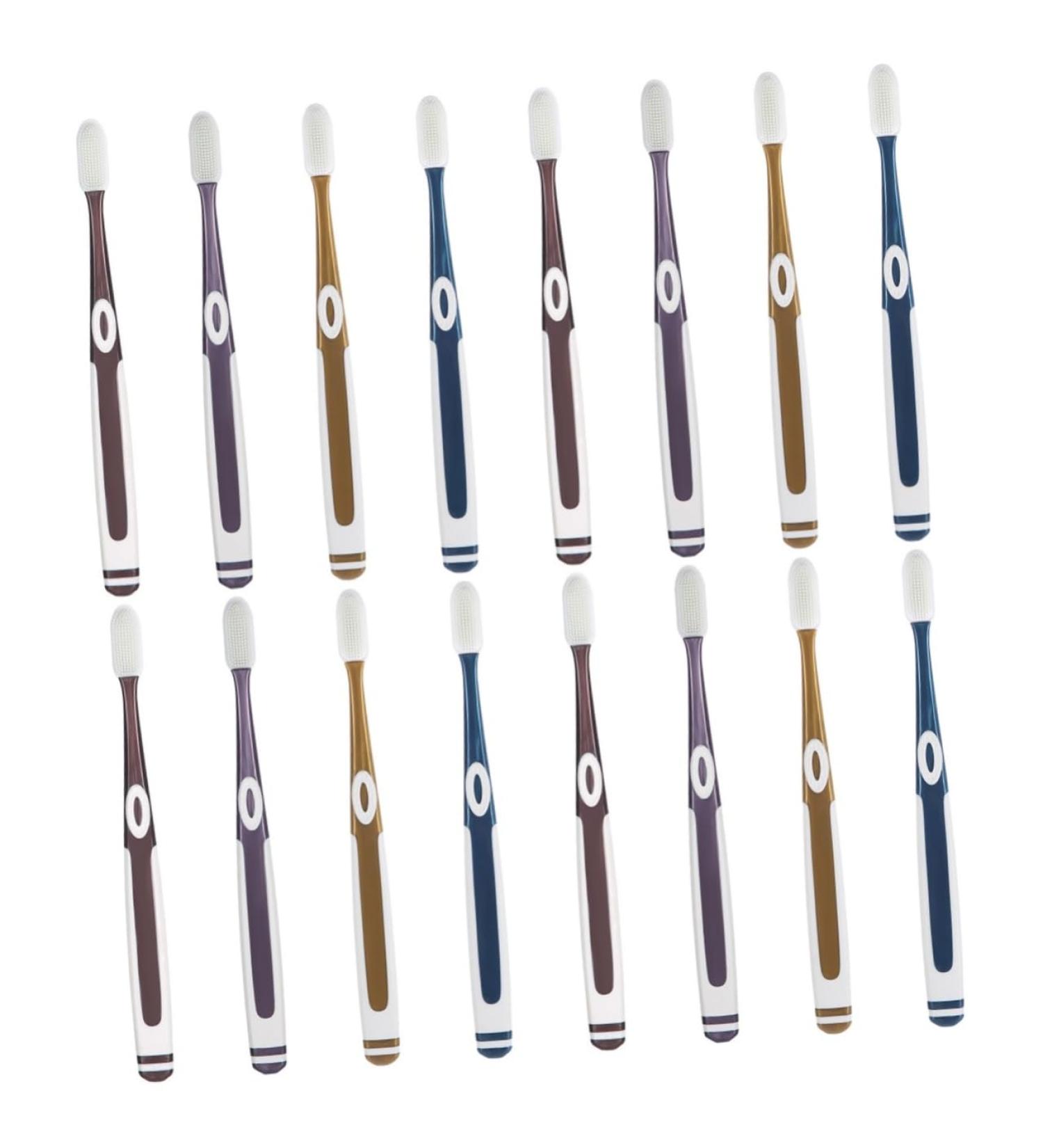 Tovinanna 4 Sets Nano Toothbrush - Silk & Silicone Oral Care for Kids & Adults | Healthy Mouth Cleaning - Buy Online on GoSupps.com