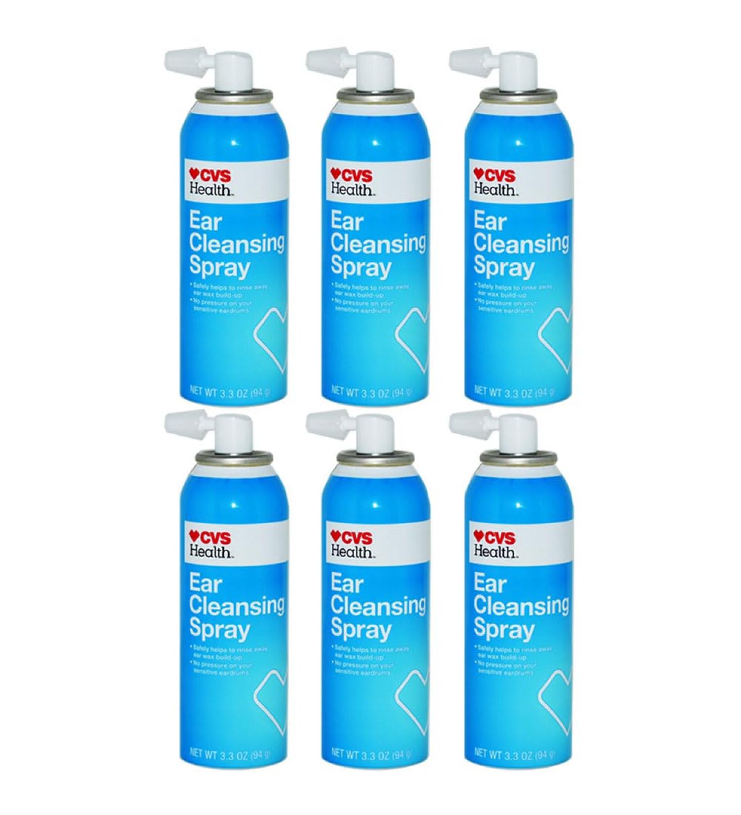 Ear Irrigation Rinse Spray for Safe Earwax Removal - 6 Pack - Buy Online on GoSupps.com