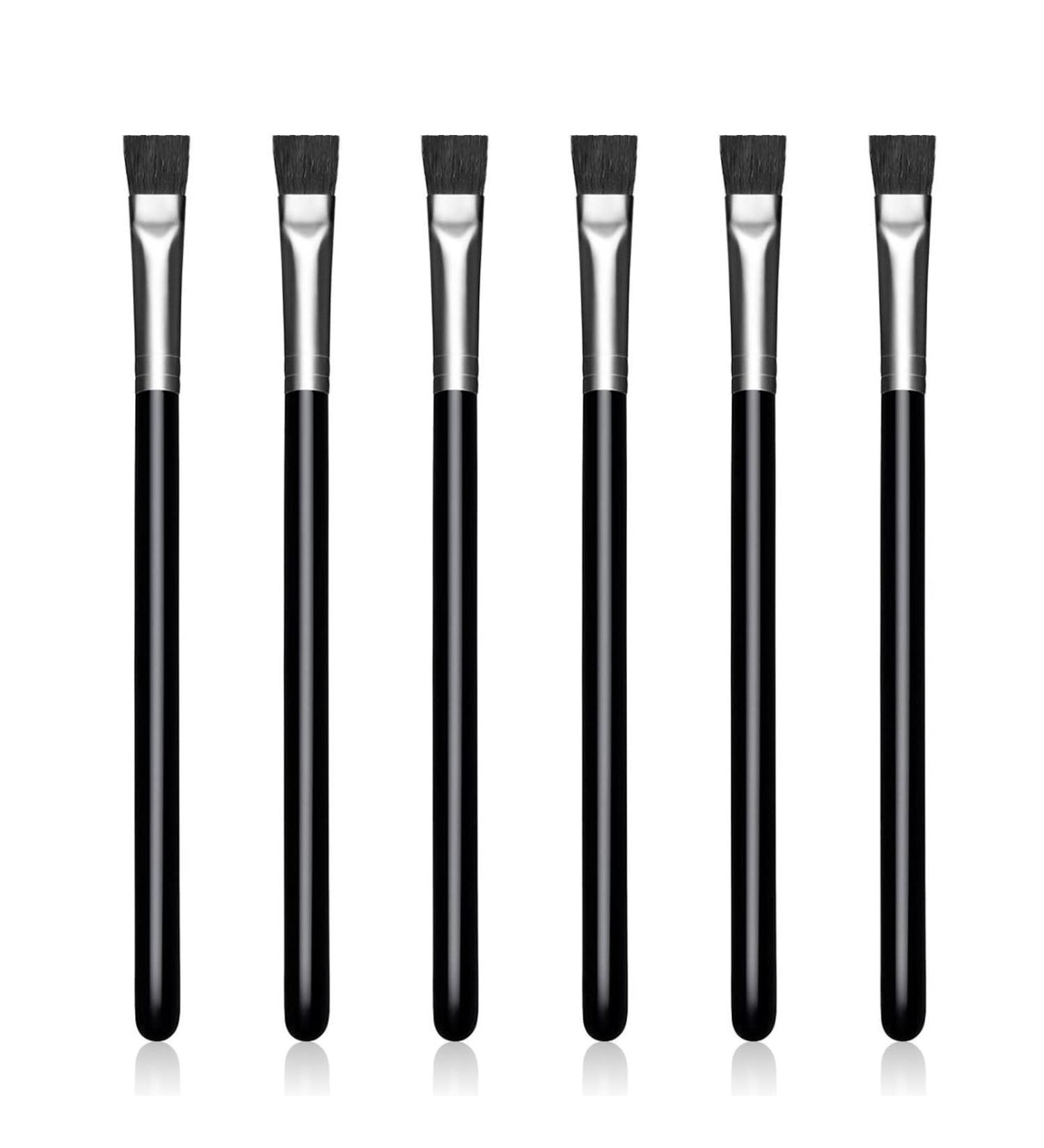 6 Pieces Eyebrow Brush Eyebrow Concealer Brush Wooden Handle Eye Brushes Thickened Aluminium Tube Eyeshadow Brush Multi Function Eyebrow Brush for Shapes Eyebrows Eye Shadow Lips Makeup - Buy Online on GoSupps.com