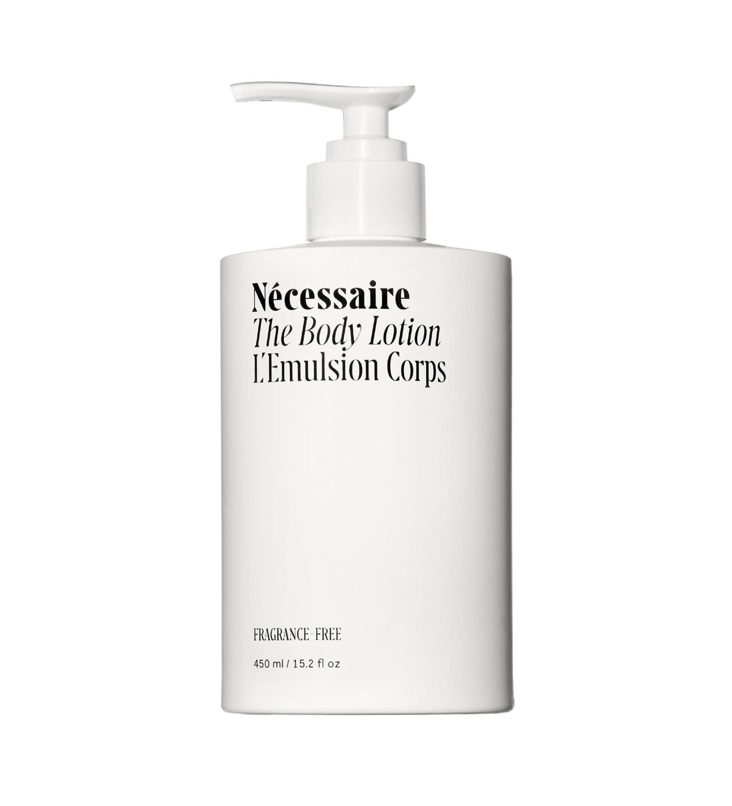 N cessaire The Body Lotion - Fragrance-Free - Multi-Peptide Moisturizer - Firming Body Lotion for Women + Men. 2.5% Niacinamide. Non-Comedogenic + Hypoallergenic for Sensitive Skin 450ml/15.2 fl oz Fragrance-Free 15.2 Fl  - Buy Online on GoSupps.com