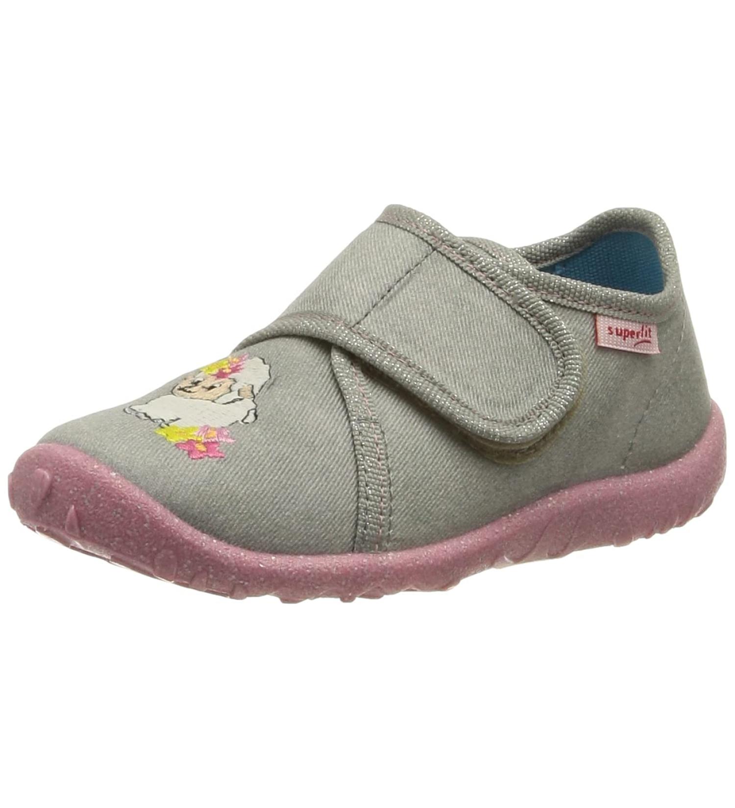 Superfit Girl's Spotty Slipper 6 UK Child | Grey White 2030 - Buy Online on GoSupps.com