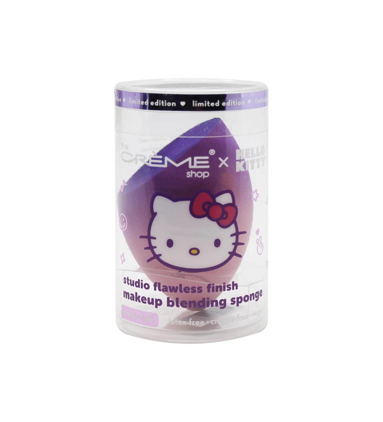 Cr me Shop X Hello Kitty Flawless Finish Makeup Sponge - Double Edged Beauty Blender for Foundation (Purple) - International Shipping Available - Buy Online on GoSupps.com
