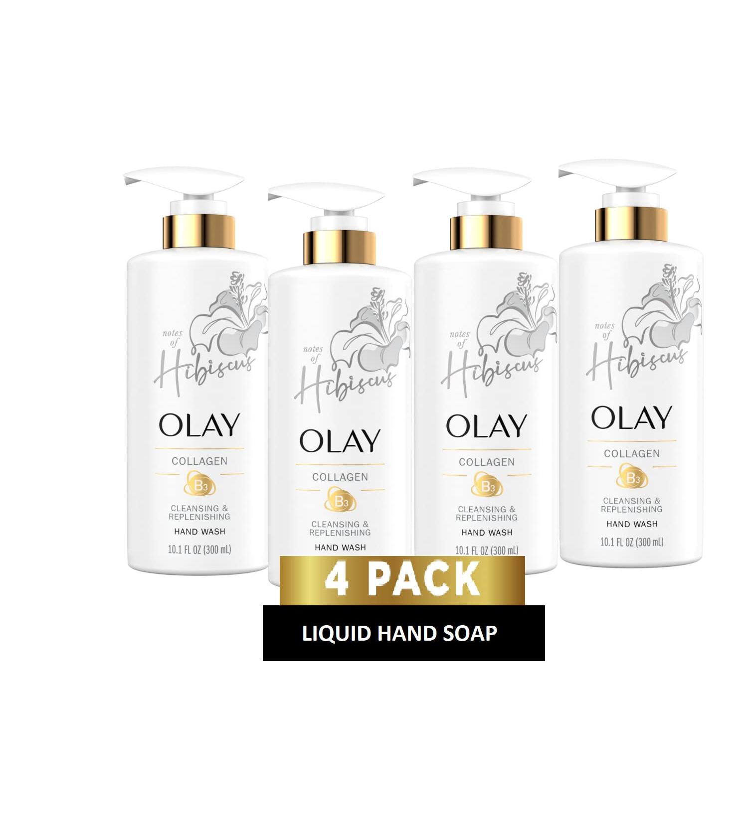 Olay Vitamin B3 + Collagen Hand Wash 10.1 Fl Oz - Pack of 4 - Buy Online on GoSupps.com