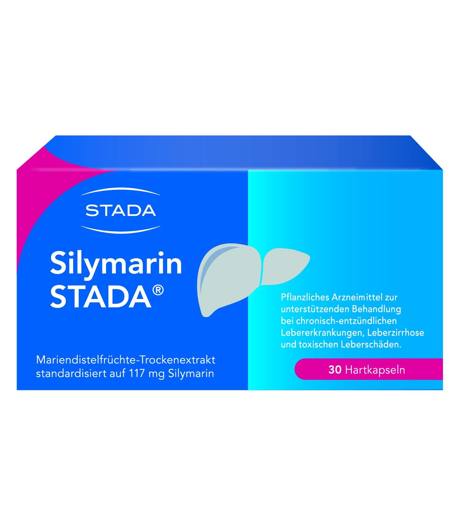 Buy Silymarin Stada - Vegan Liver Support Capsules for Liver Disease & Cirrhosis - 30 Hard Capsules - International Shipping - Buy Online on GoSupps.com