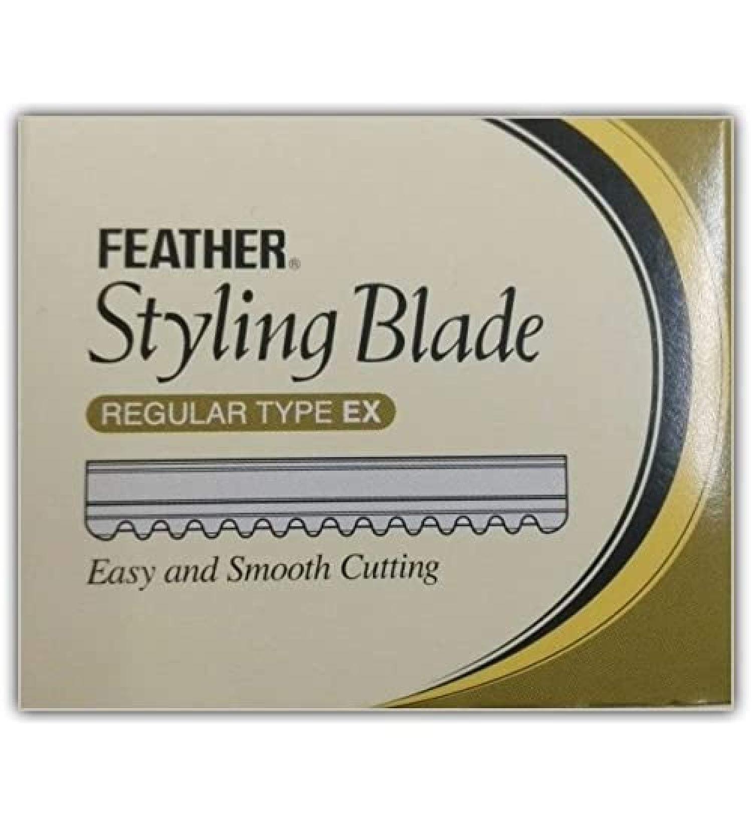 Feather Styling Blade Regular Type EX (10 Blades)