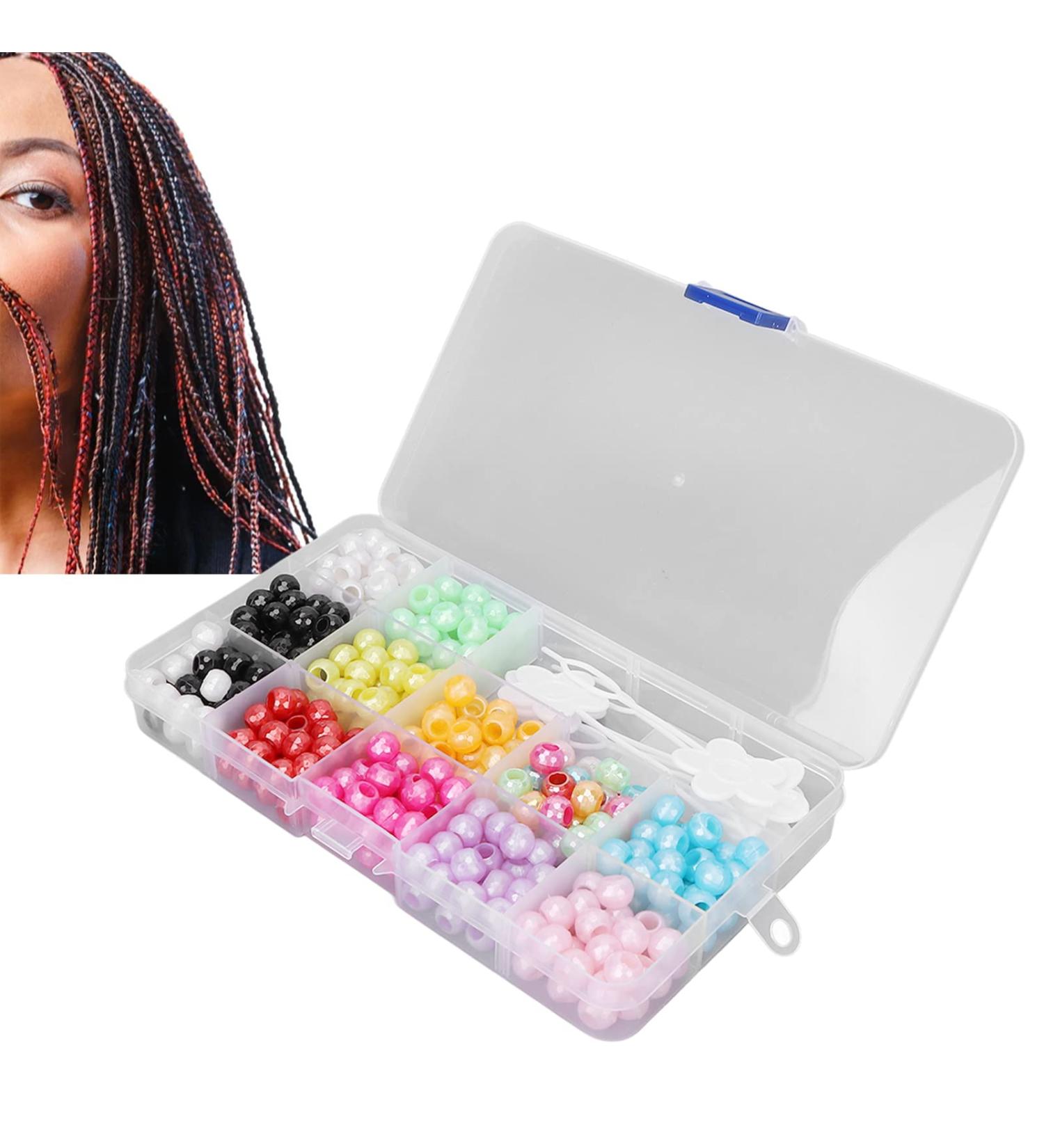 365 Colorful Hair Dreadlocks & Accessories for Women - DIY Braids Hair Jewelry Beard Decoration & Pearl Rings - Buy Online on GoSupps.com