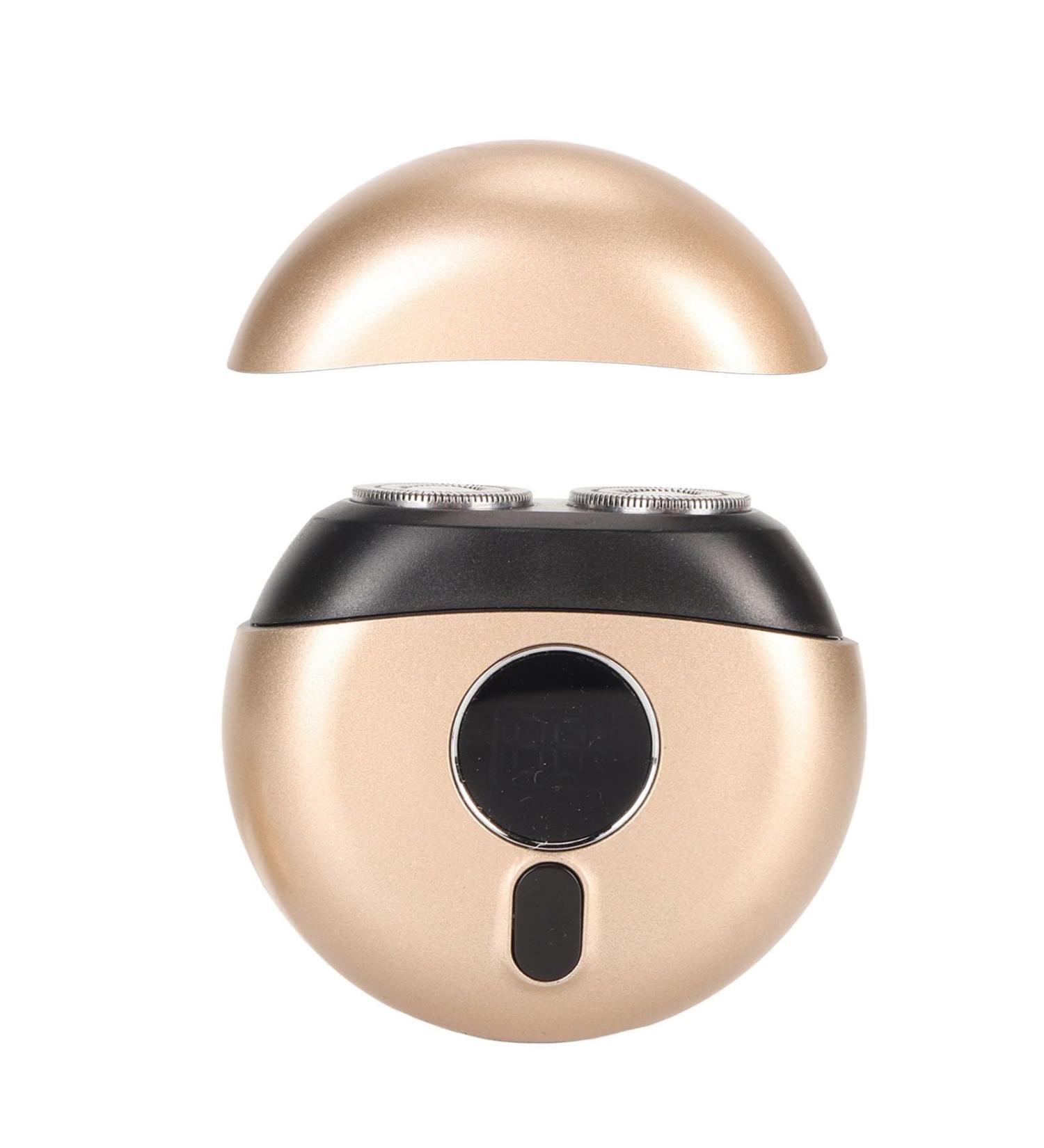 USB Rechargeable Mini Beard Trimmer for Men - Compact & Efficient Hair Grooming in Champagne Gold - Buy Online on GoSupps.com