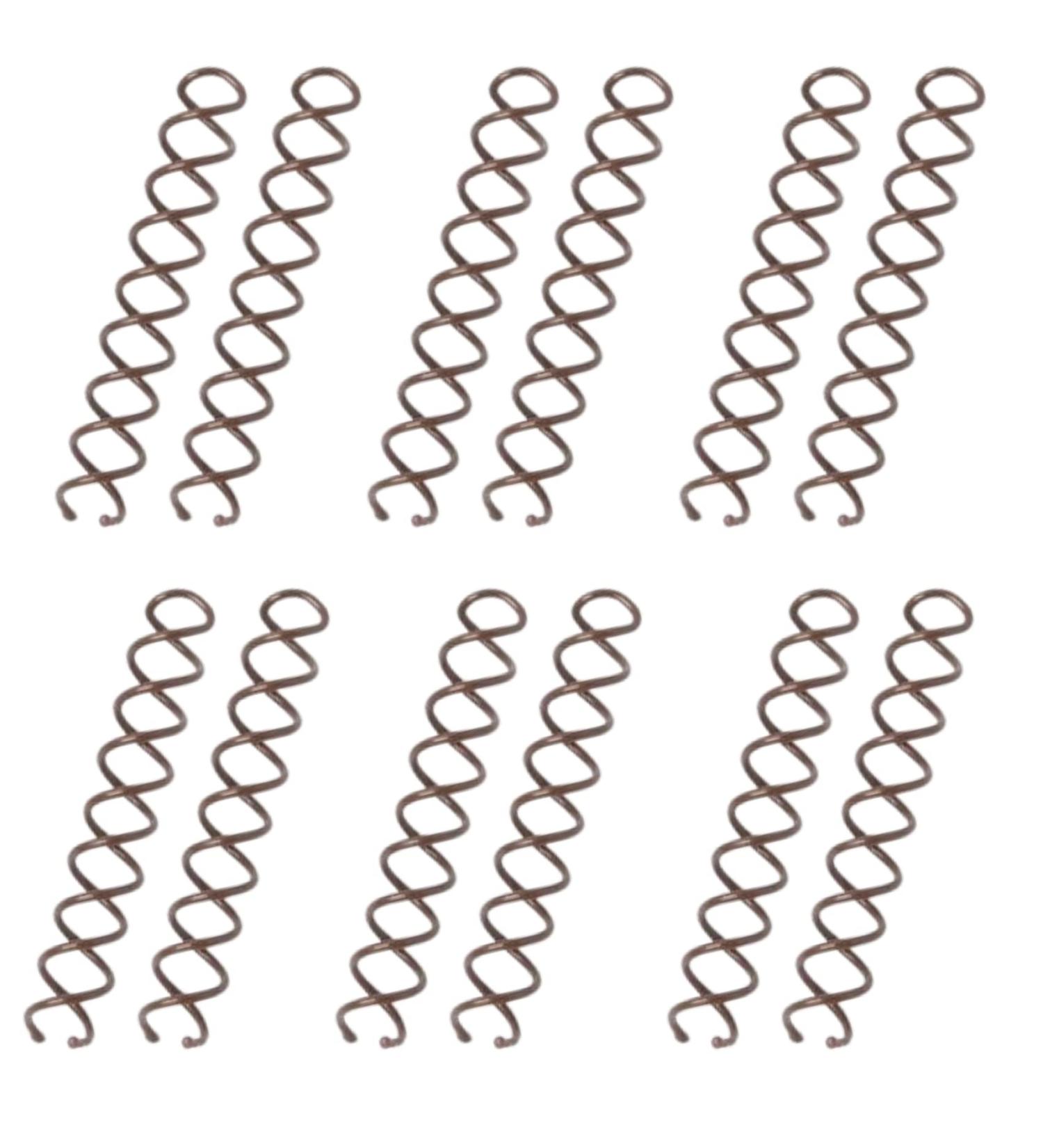 Topkids Accessories 12pc Hair Twist Spiral Pins Women Twist Spin Hair Pins* 75mmSpiral Hair Pin Spiral Hair Clip Spin Clip Bun Stick Clip Bun bun pins Spiral Hair Grips for Girls & Women (Brown 75mm) - Buy Online on GoSupps.com