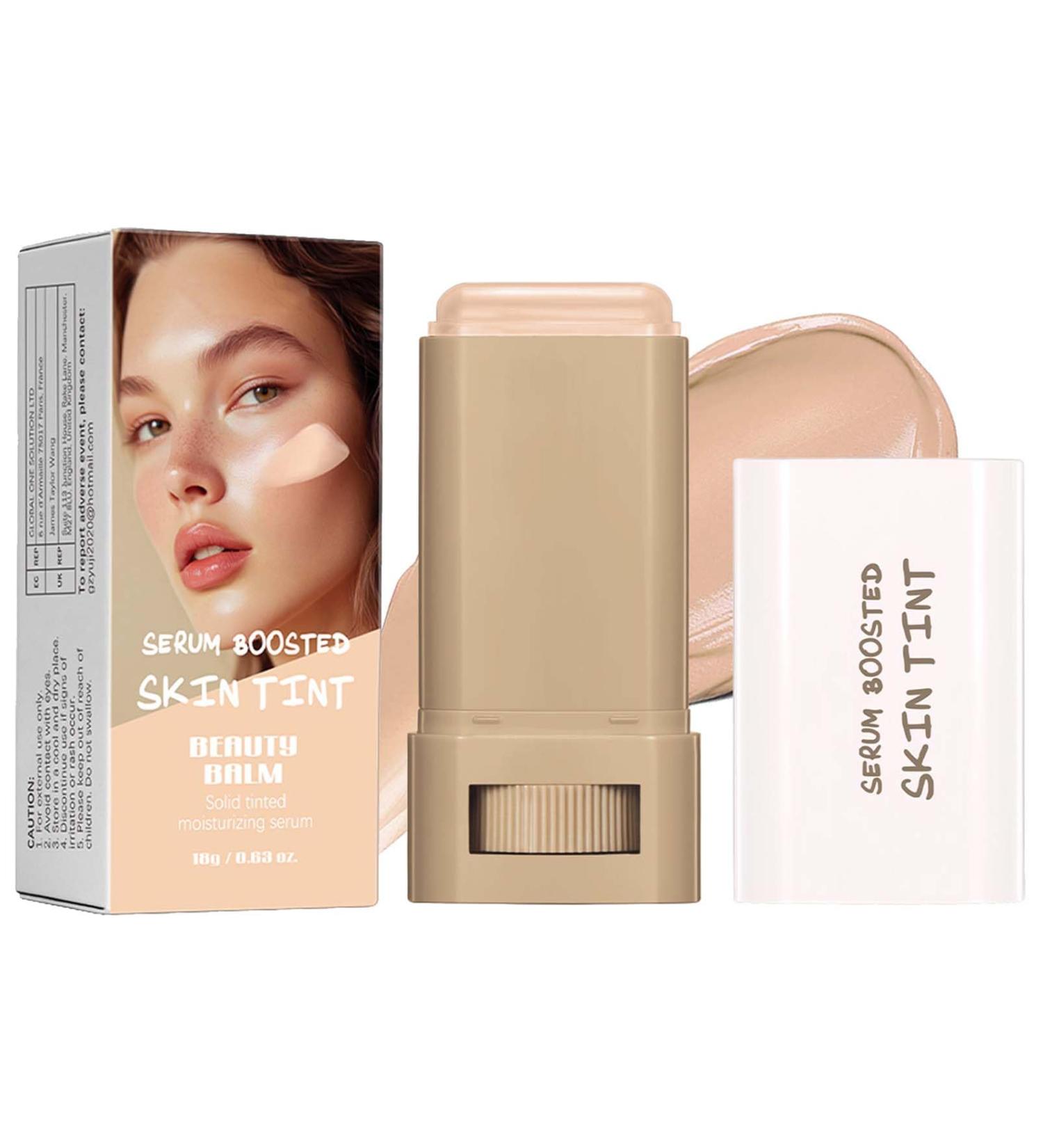 EONFAVE Foundation stick serum boosted skin tint balm full coverage foundation full coverage foundation solid moisturizing concealer stick light and nongreasy 04 ivory - Buy Online on GoSupps.com