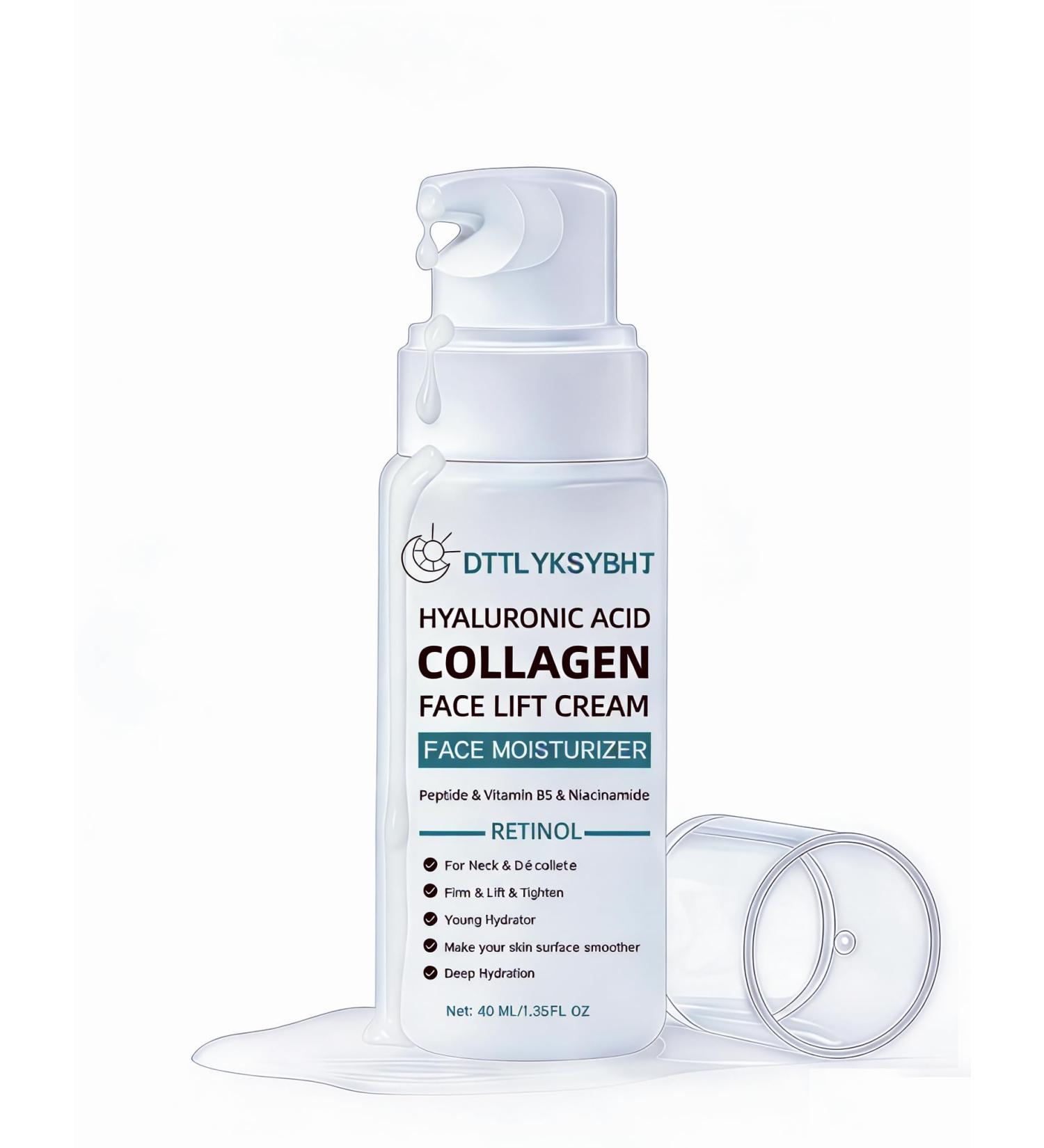 6-in-1 Tightening Neck Cream for Anti-Aging & Lift | Retinol Peptide & Hyaluronic Acid Face Moisturizer | Anti-Wrinkle Sagging Skin & Firming Care 40 ML - Buy Online on GoSupps.com