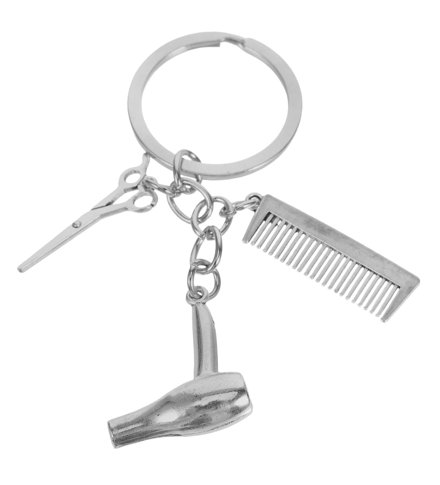IWOWHERO Hair Dryer Keychain the choker blow dryer hanging ornaments hair stylist jewelry decorate decorations key Key Chain - Buy Online on GoSupps.com
