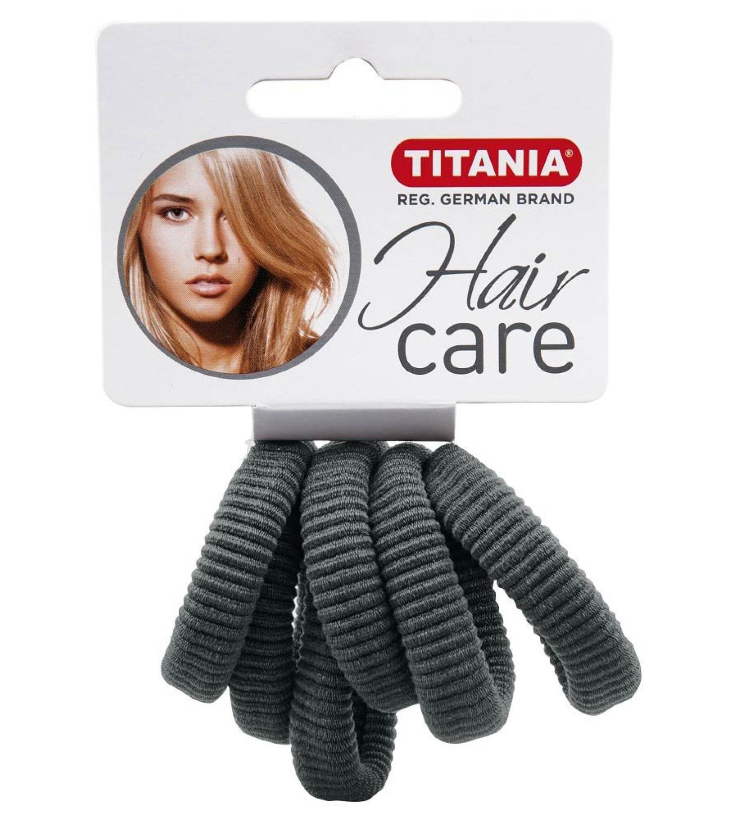 6-Piece Metal-Free Wide Terry Cloth Hair Tie Set - Grey | Soft & Durable for All Hair Types - Shop Now! - Buy Online on GoSupps.com