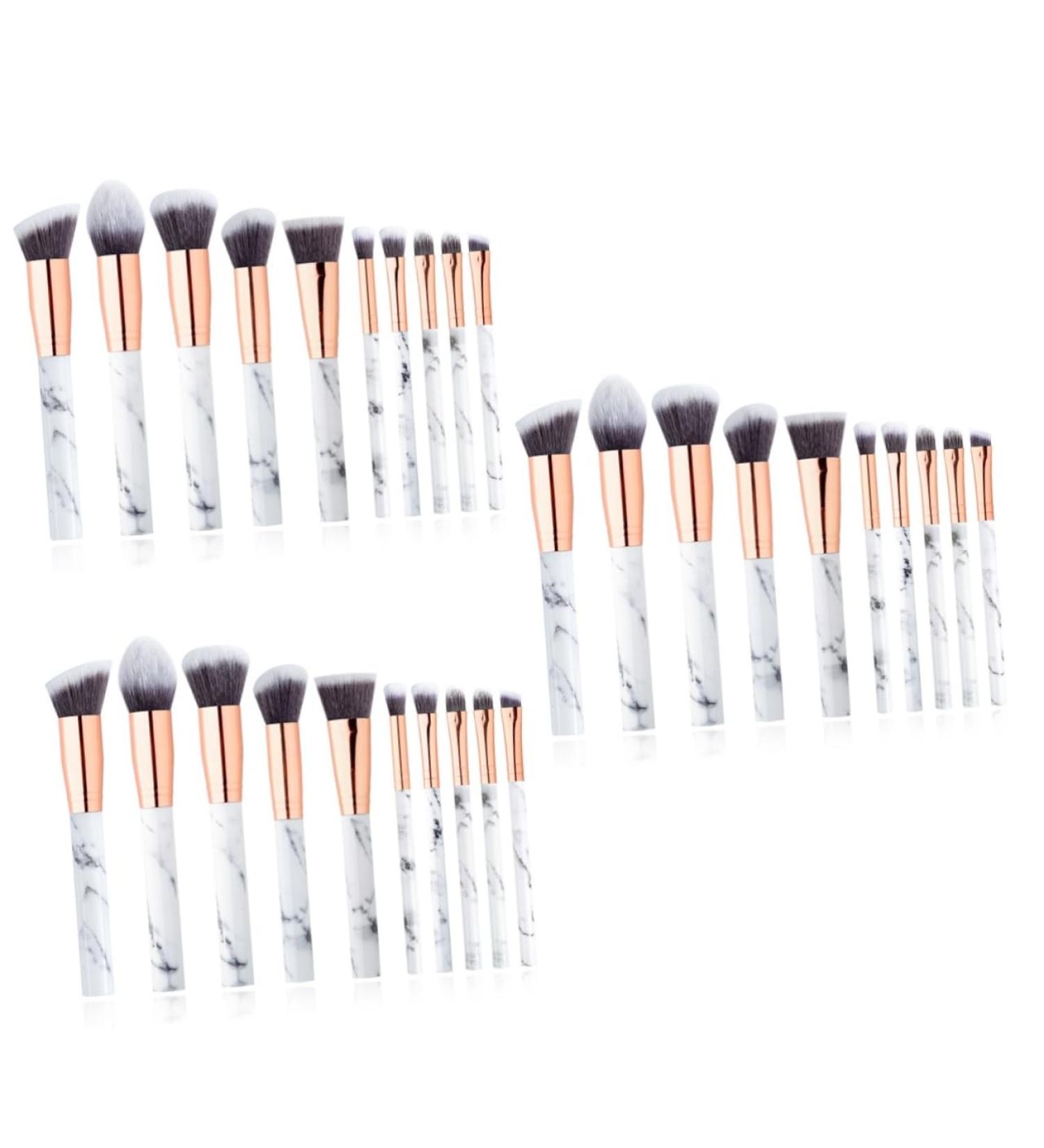 FRCOLOR 30 Pieces 1 Cosmetic Kit Applicator Brush Make Up Brush Marble Set Eyeshadow Brush - Buy Online on GoSupps.com