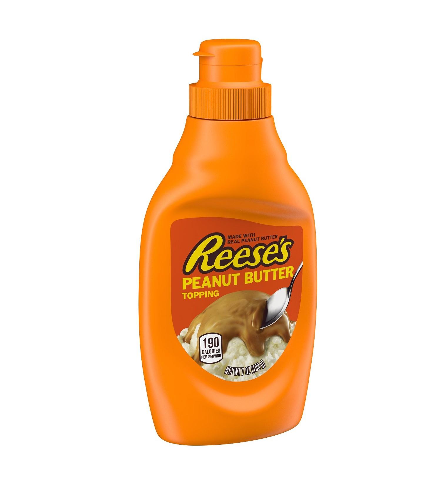 REESE'S Peanut Butter Topping - 7oz | Delicious Ice Cream Sundae Sauce - Buy Online on GoSupps.com