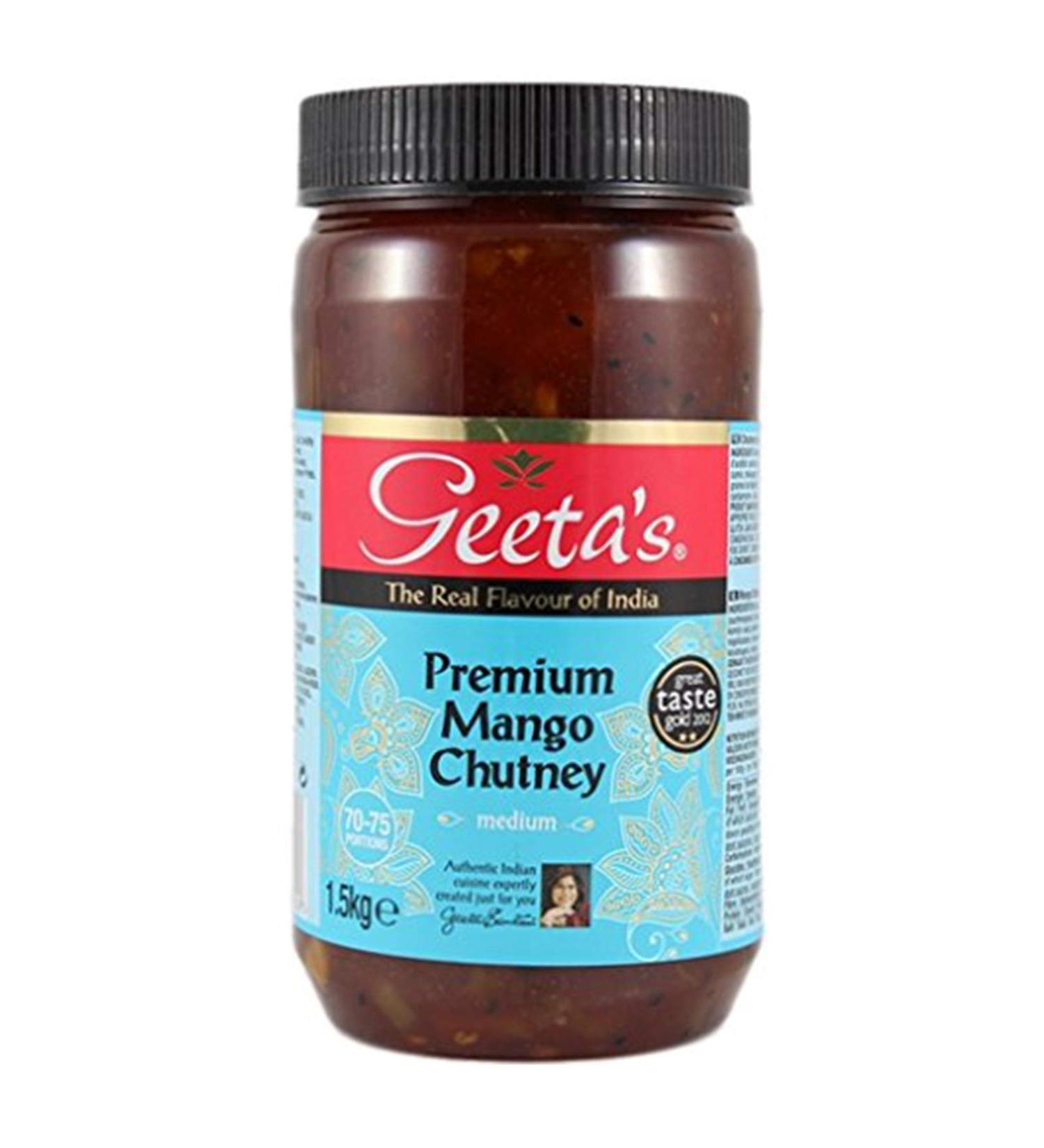 Geeta's Chutney de mangue (1 5 kg)