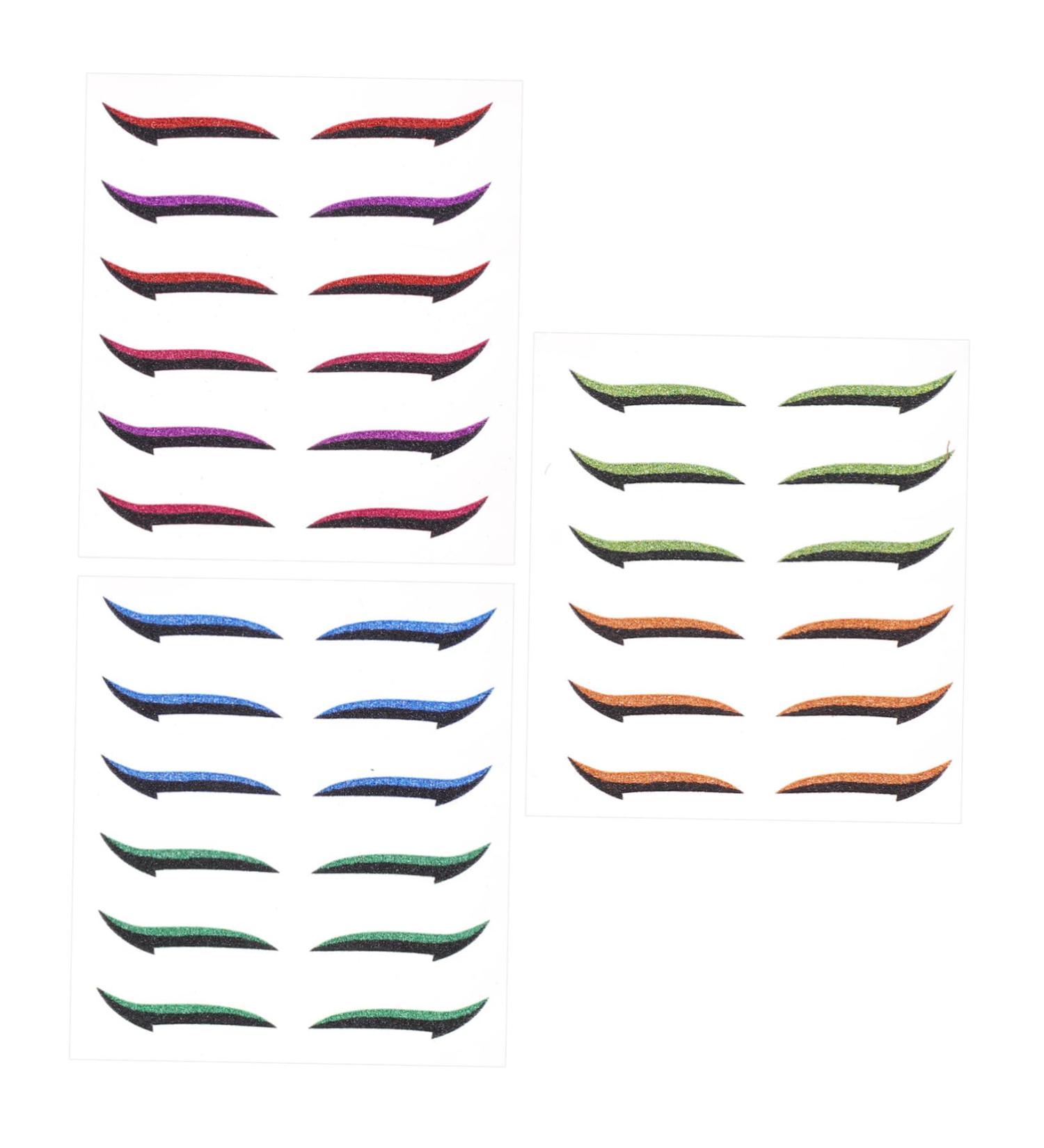 TOVINANNA 36 Pairs Anti Sweat Eyeliner Eyeshadow Stickers Women Eyeliner Decal Eyeliner Sticker Two Sided Tape Eyeliner Tape Waterproof Eyeliner Decal Eye Line Sticker Water Proof Template - Buy Online on GoSupps.com