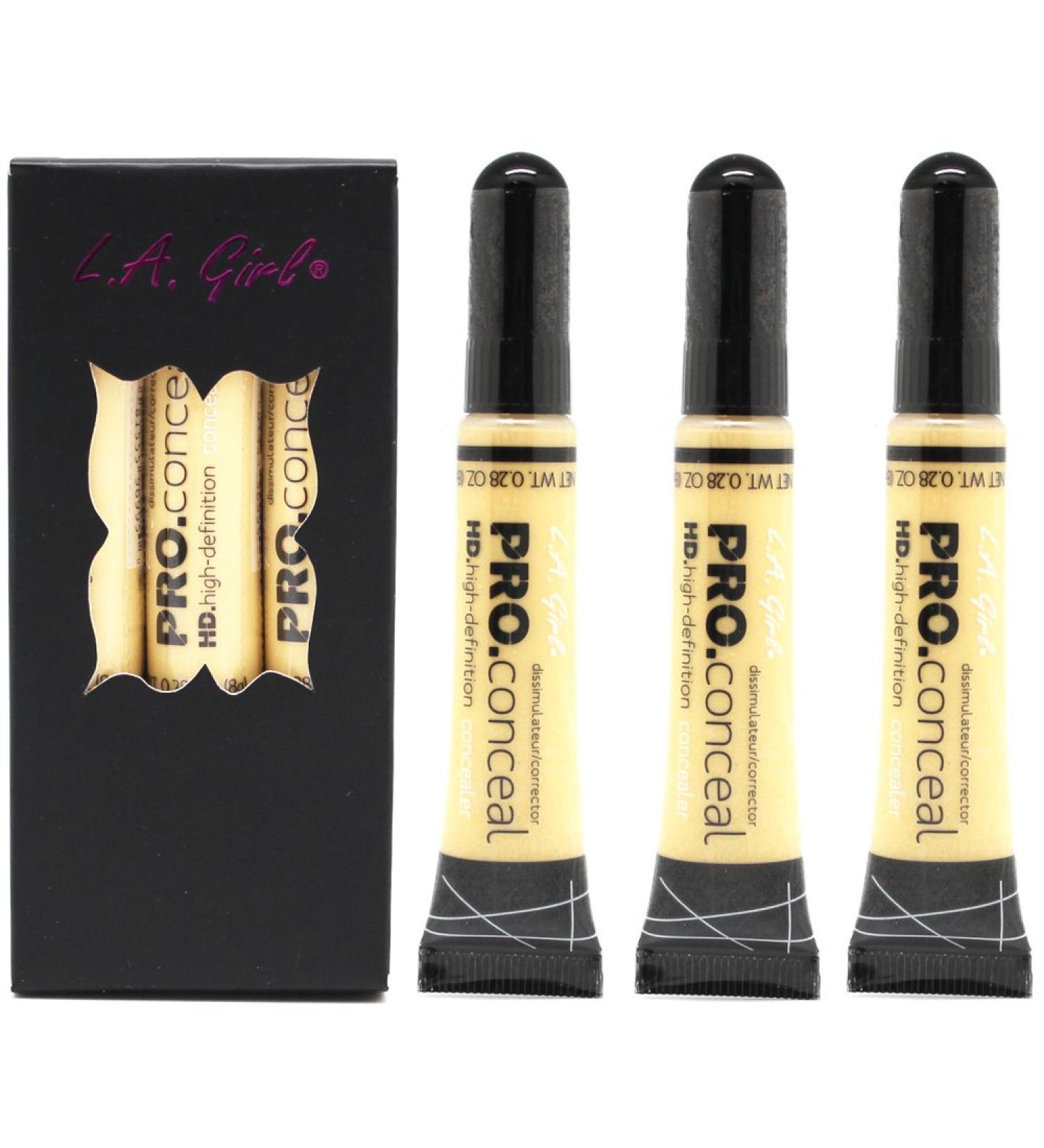 L.A. Girl Pro Conceal HD 0.25 oz GC995 Light Yellow - 6 Pack - Buy Online on GoSupps.com