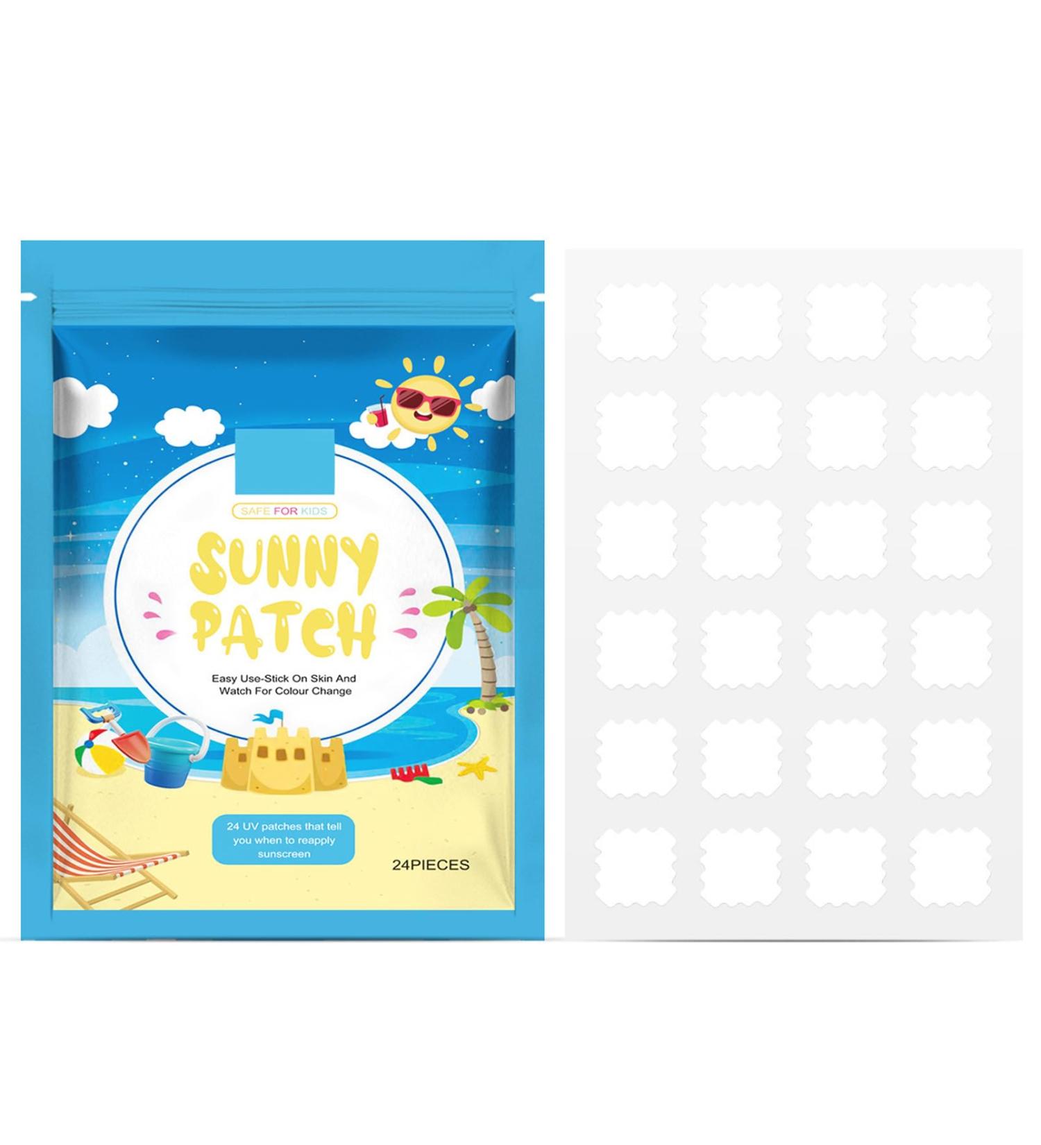 UV Detecting Patches 24 Pieces UV Detection Stickers UV Patches for Outdoor UV Detection Stickers for Sunscreen Reapply Reminder Sunny Patch UV Detecting Patches Face & Body-Easy to Use - Buy Online on GoSupps.com