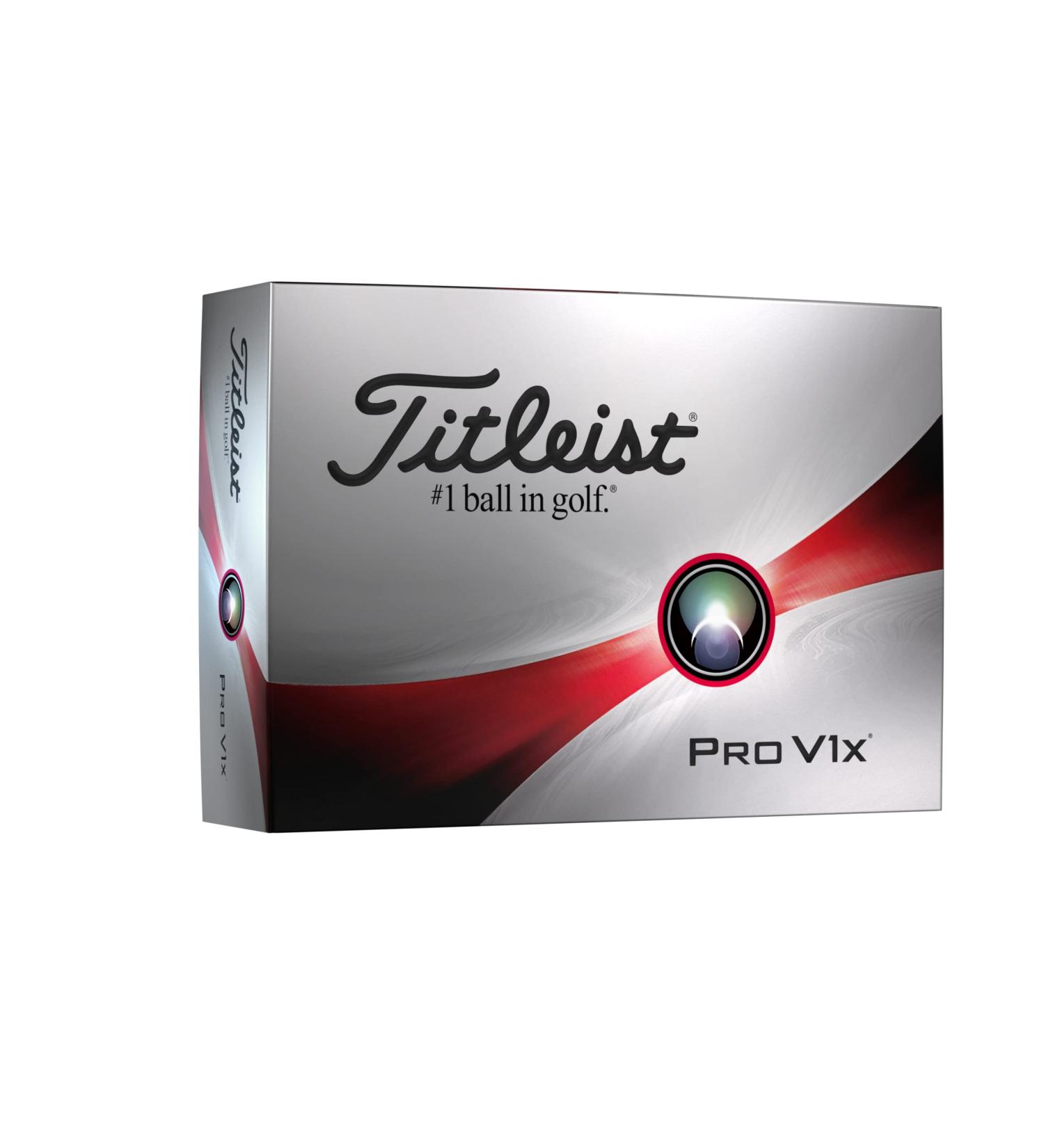 Titleist Pro V1x Golf Balls - White (One Dozen) | Low Numbers - Buy Online on GoSupps.com