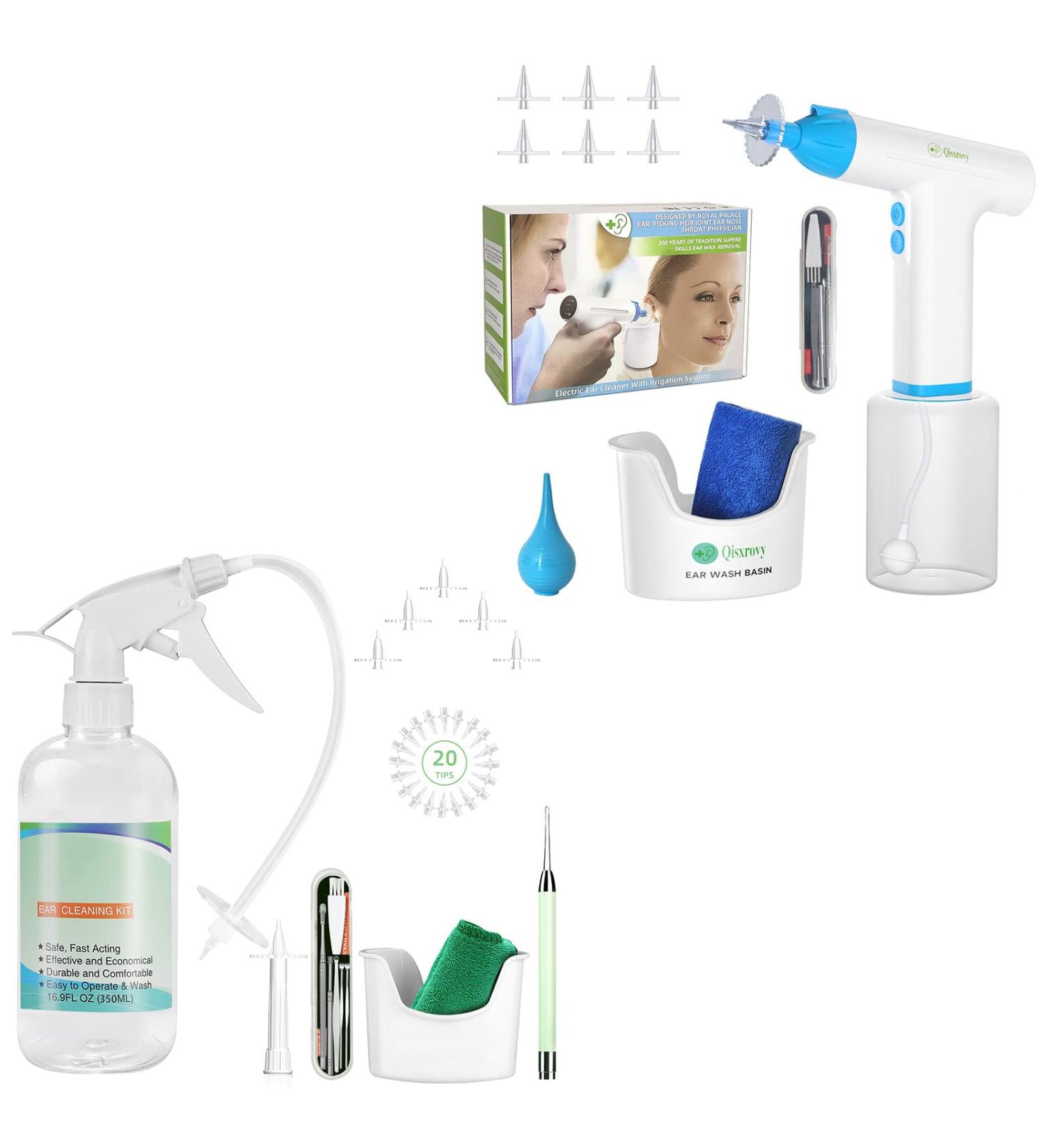 Electric Ear Wax Removal Kit - Safe & Easy Ear Cleaning for Adults & Kids - Buy Online on GoSupps.com