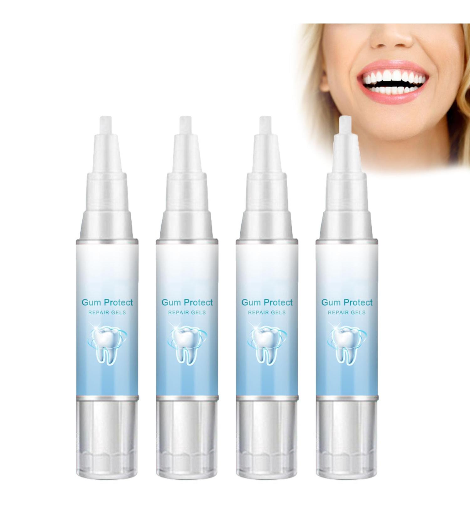  Hengxuan Pack of 4 gum repair gels tooth repair gel gum gel deep gum cleaning - Buy Online on GoSupps.com