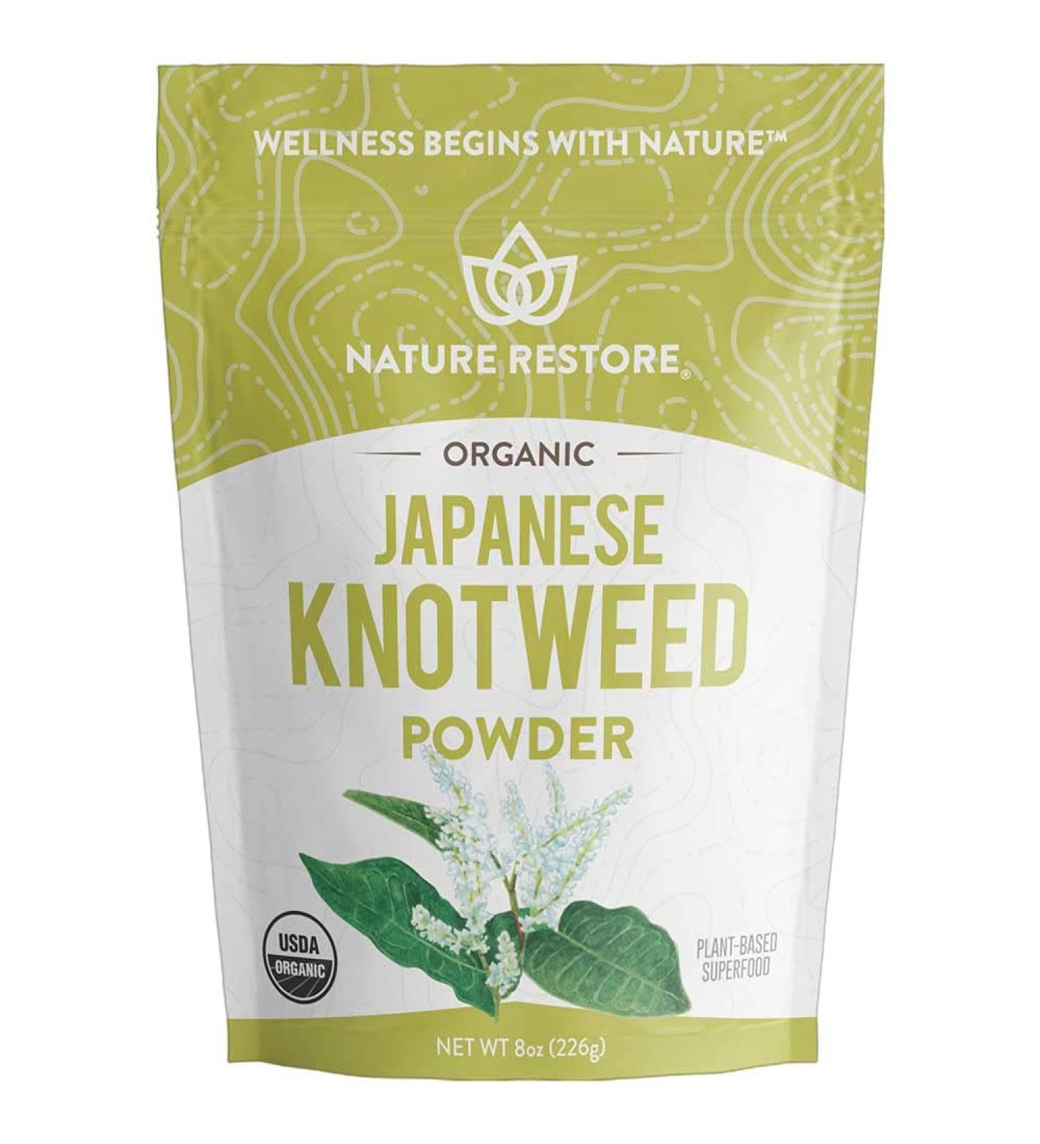 Organic Japanese Knotweed Powder 8oz | Natural Trans-Resveratrol | USDA Certified, Non-GMO, Gluten-Free | Polygonum Cuspidatum Supplement - Buy Online on GoSupps.com
