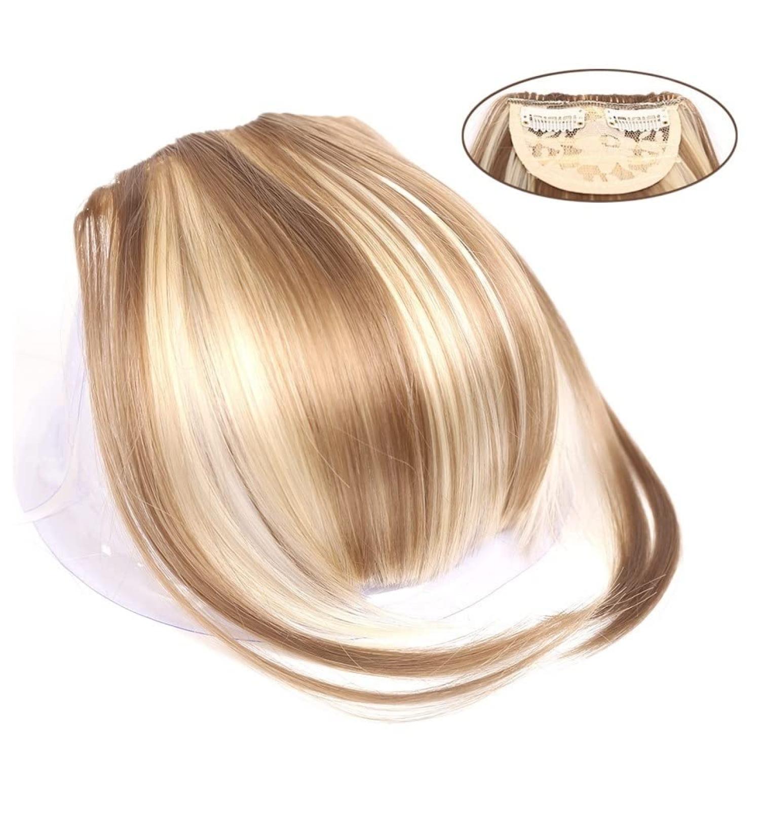 Bangs Hair Clip Synthetic Clip in Hair Bangs Extension French Bang Hairpiece Clip in Thick Natural Full Front Neat Bangs with Temple for Women Girls Bangs Clip in Hair (Color : 006 Size : 15cm) 15cm 006 - Buy Online on GoSupps.com