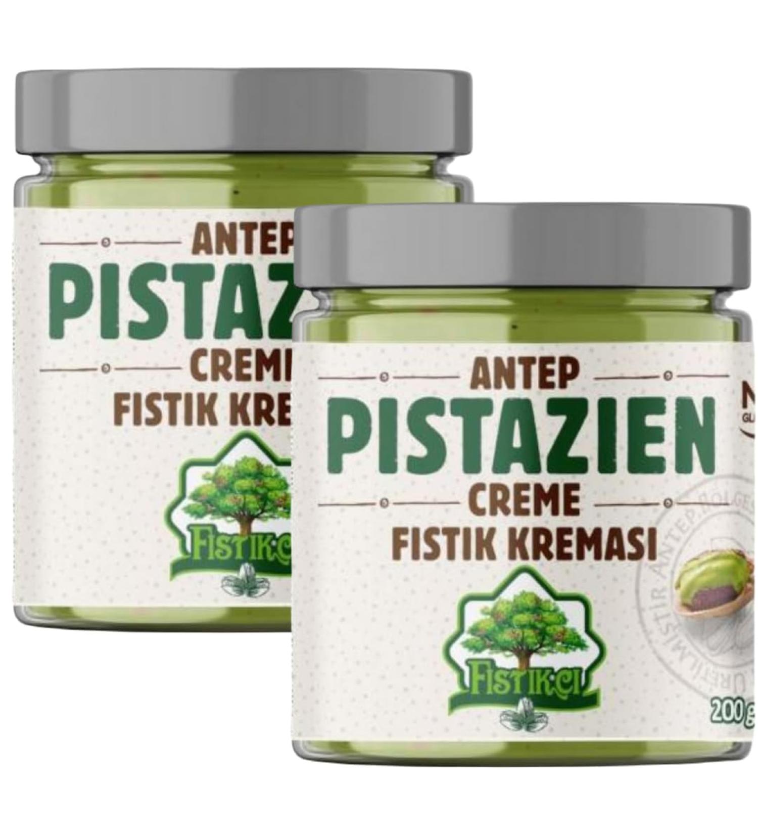 Pufai Anthap Lot of 2 turquoise pistache cr mes with 30% pistaches without palm oil 200 g - Buy Online on GoSupps.com