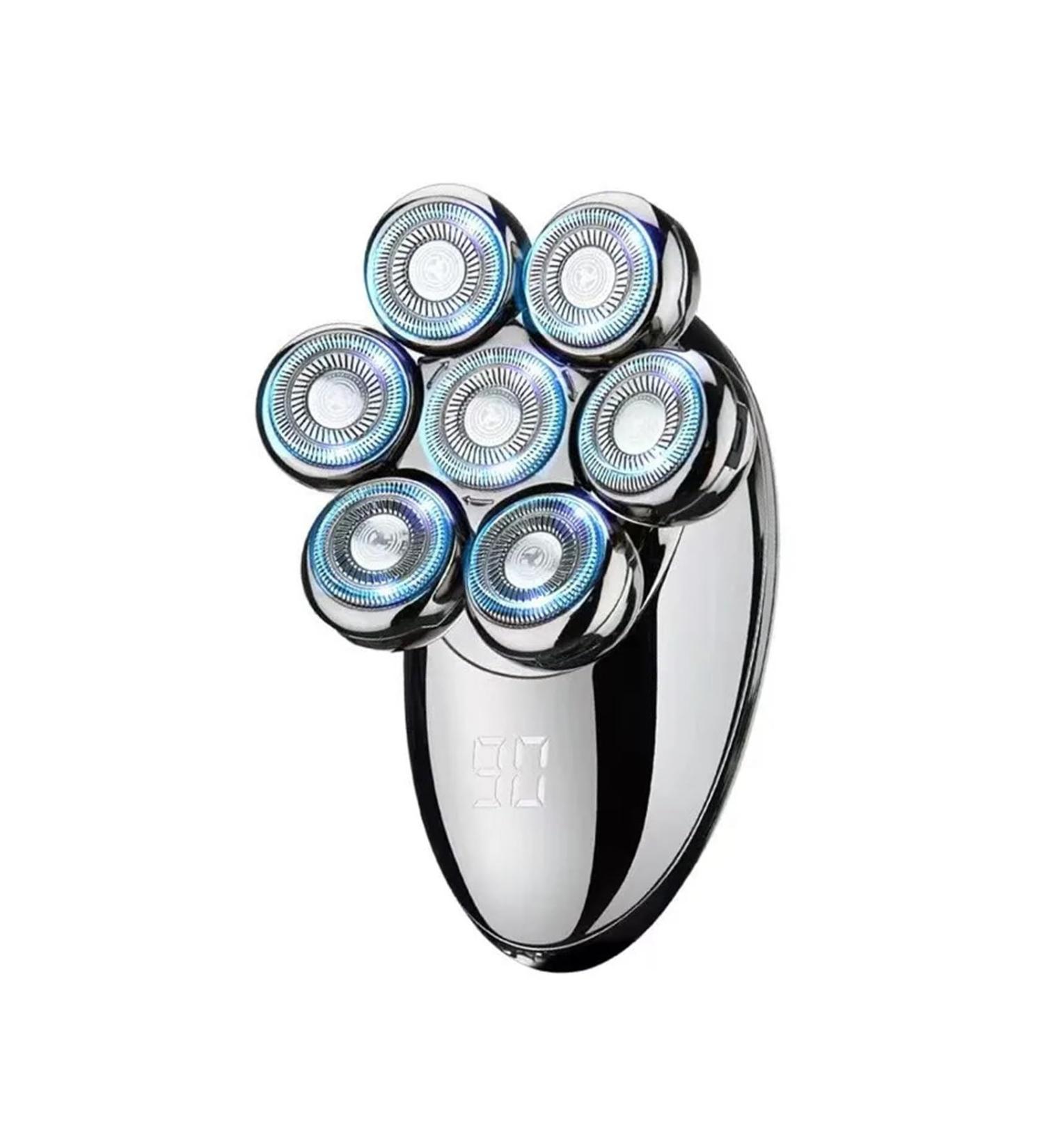 Electric Razor for Men | 6-in-1 Rotary Bald Head Shaver | Waterproof Rechargeable Trimmer | Perfect Father's Day Gift - Buy Online on GoSupps.com