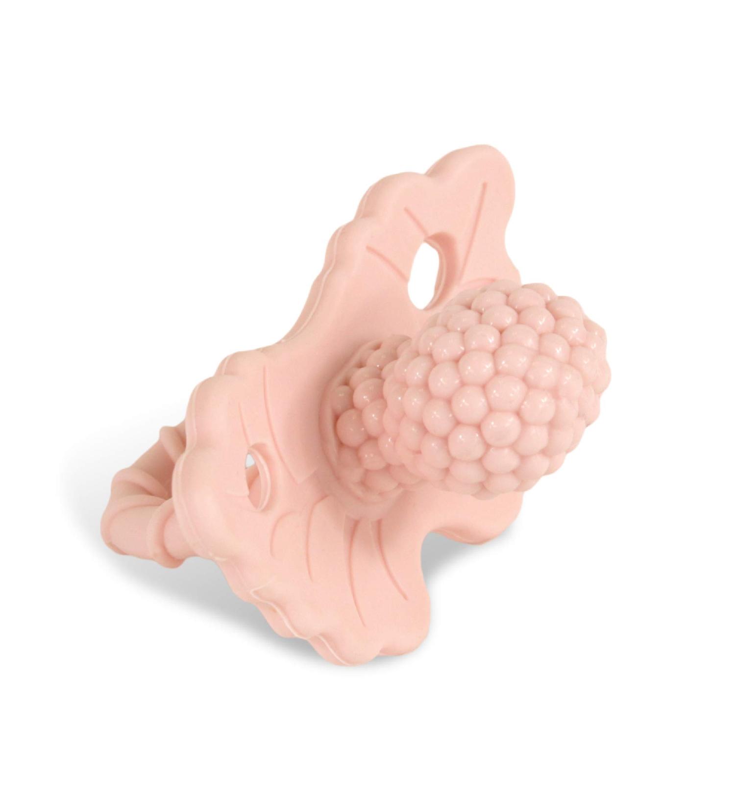 RaZbaby Pacifier & Teething Ring - Pink Cotton Candy | Soothing Baby Essential - Buy Online on GoSupps.com
