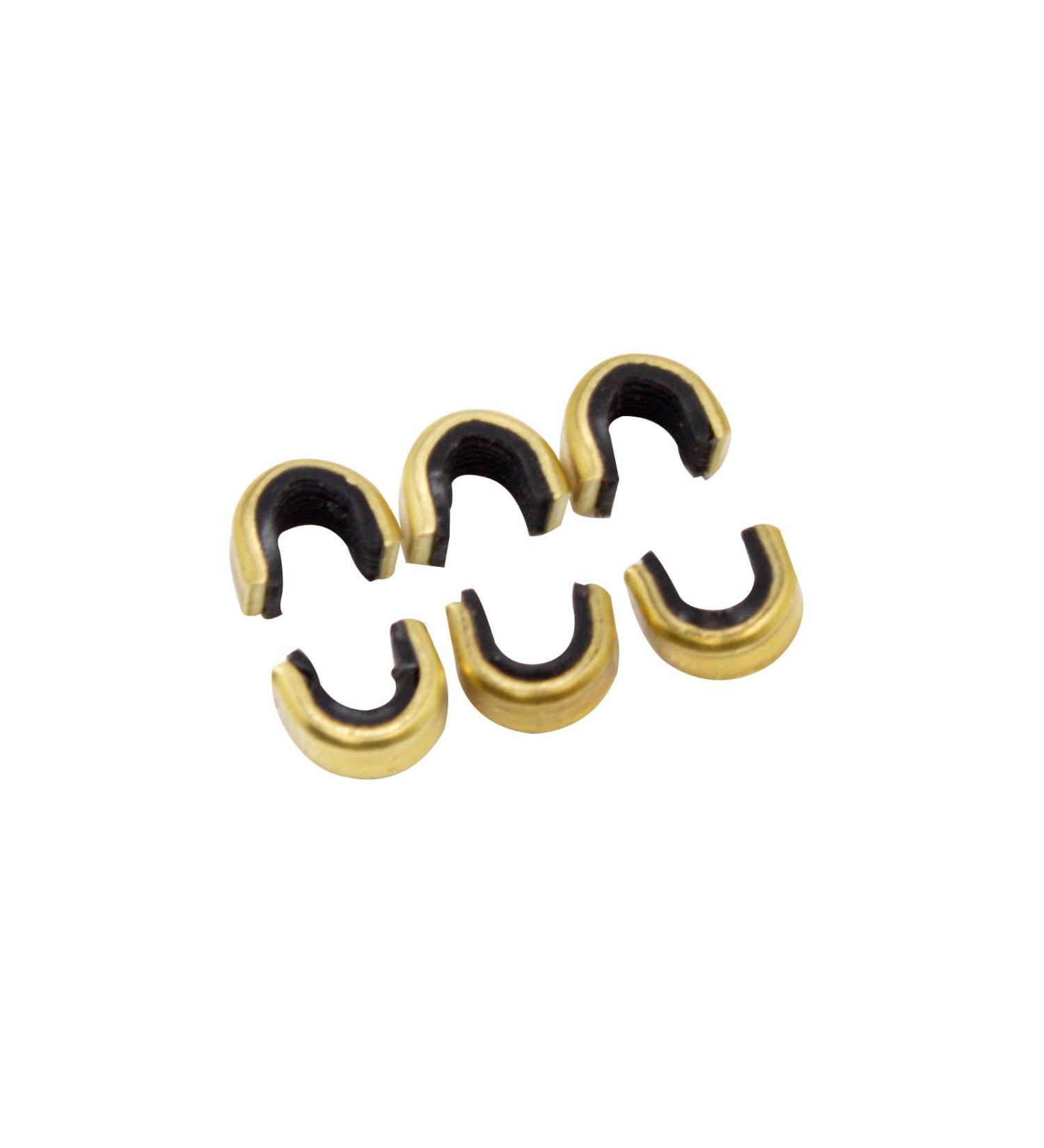 SAS Bowstring Brass Nock Point 12/Pack - Made in USA for Recurve/Compound Bows - Hunter Black - 12-14 Strand String - Nocking Points - Buy Online on GoSupps.com