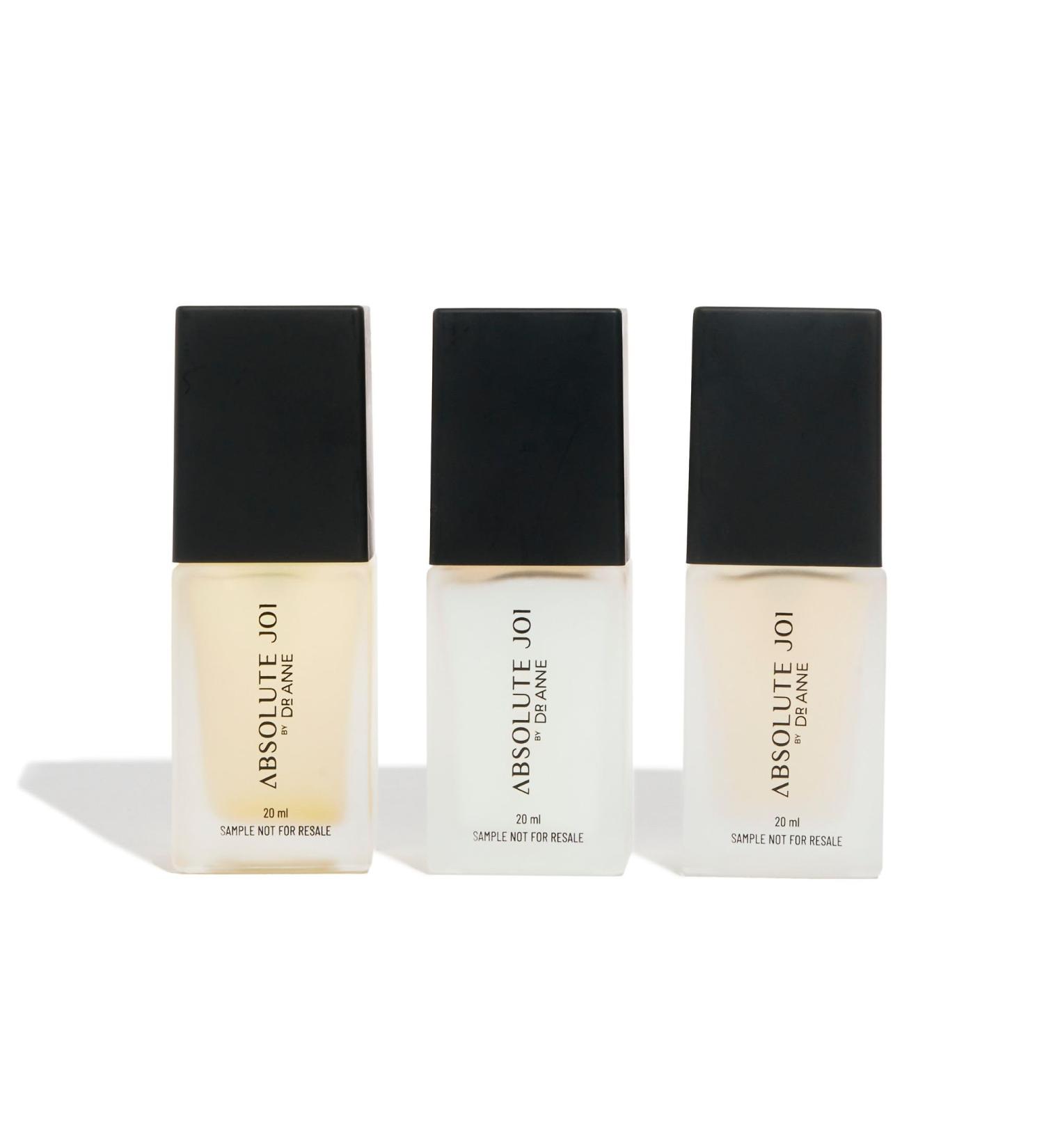 AbsoluteJOI Double Cleansing Kit in TSA Compliant Travel Size Bottles (20 ml). Three products included - Make Up Removal Cleansing Oil Foaming Facial Cleanser & Aloe Face Toner - Buy Online on GoSupps.com