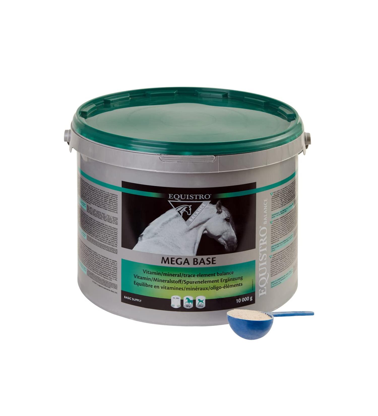 EQUISTRO Mega Base - Compl ment Alimentaire pour Chevaux - Aliment min ral de qualit sup rieure pour Soutenir Les Besoins nutritifs - 10 kg - Buy Online on GoSupps.com